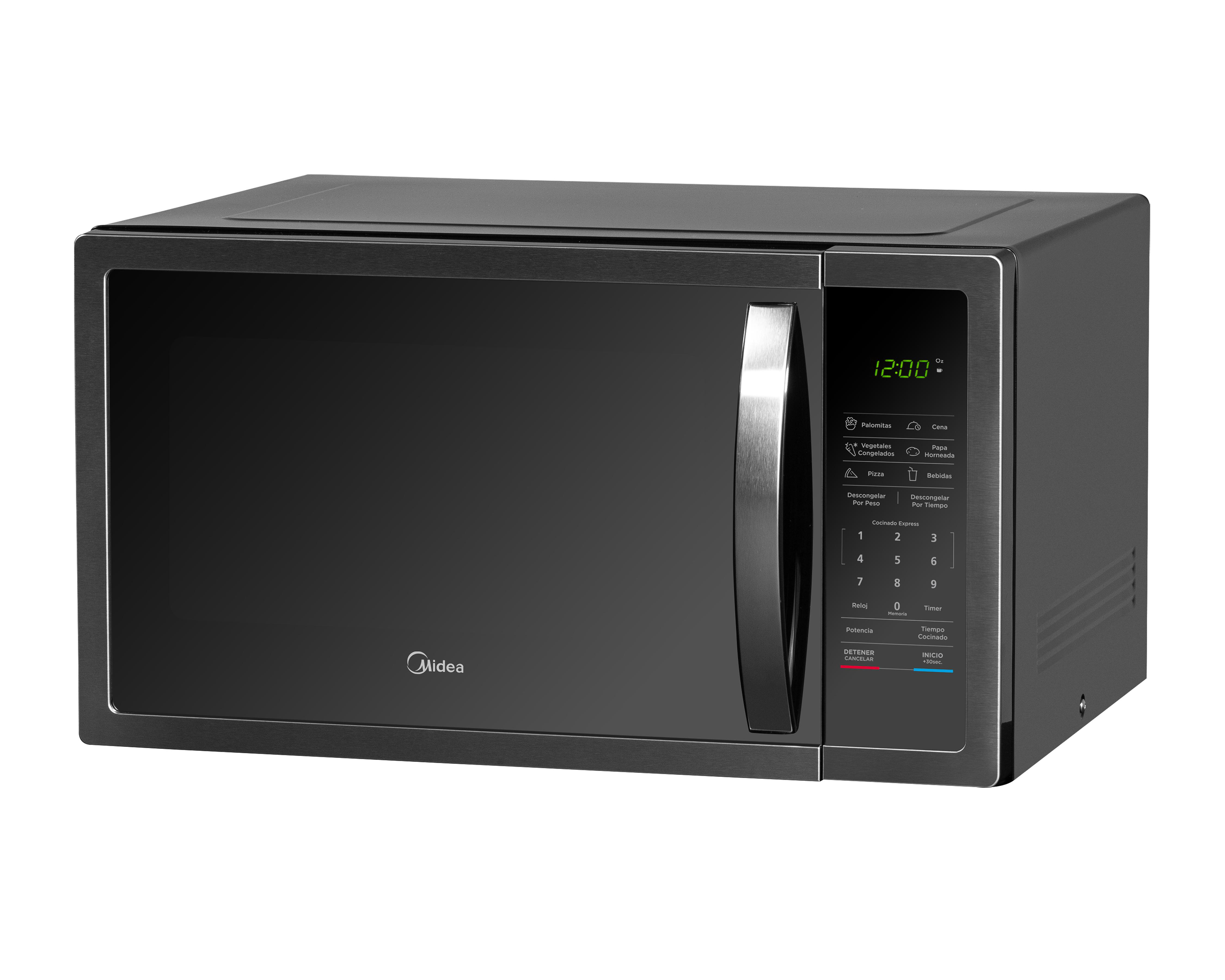 Foto 4 pulgar | Horno de Microondas Midea 1.6 Pies MMDHF16S2SS Acero