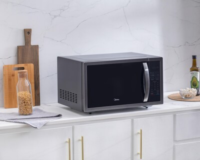 Foto 6 | Horno de Microondas Midea 1.6 Pies MMDHF16S2SS Acero