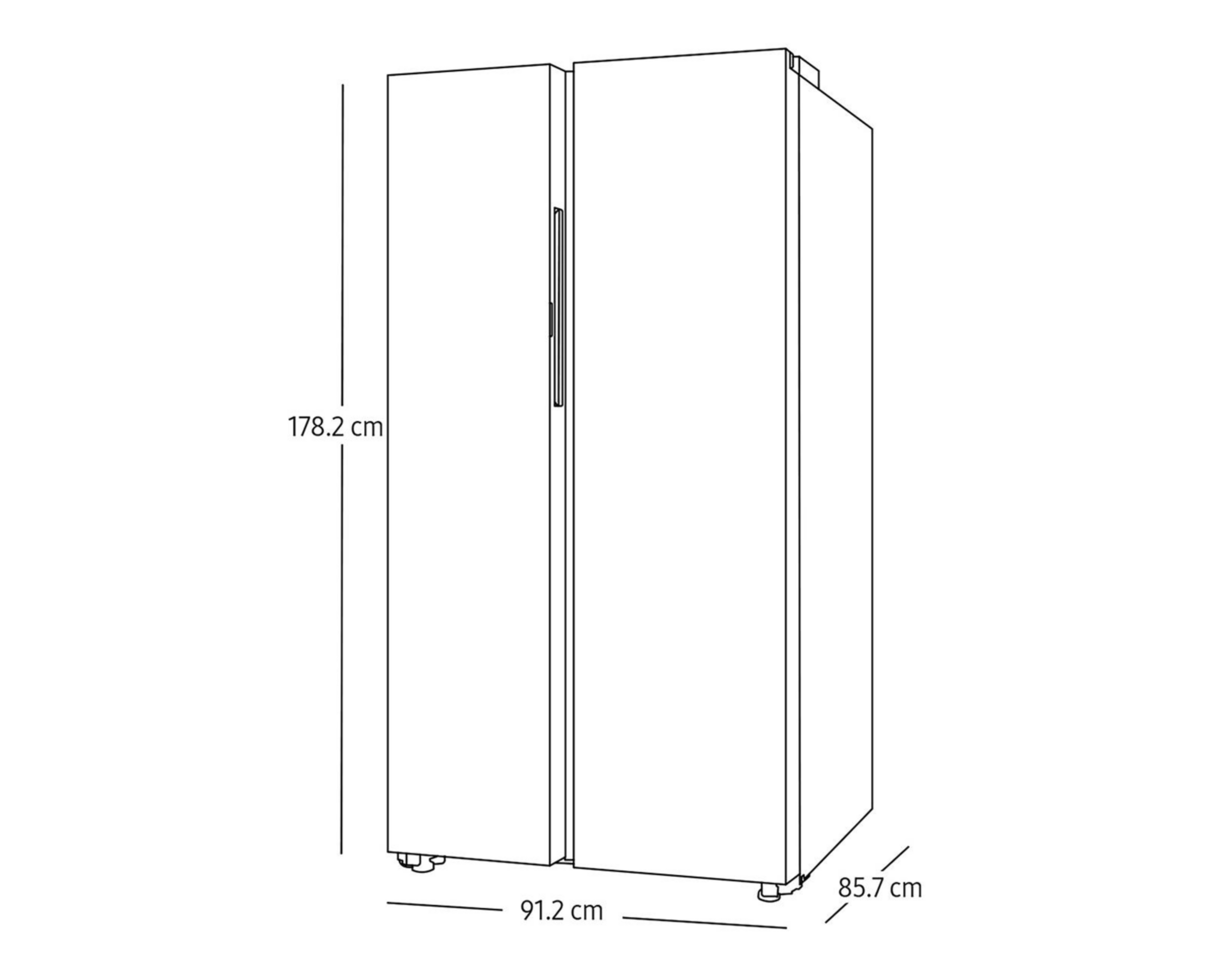 Foto 9 pulgar | Refrigerador Samsung Bespoke Side by Side 28 Pies Blanco RS28CB70NA12EM