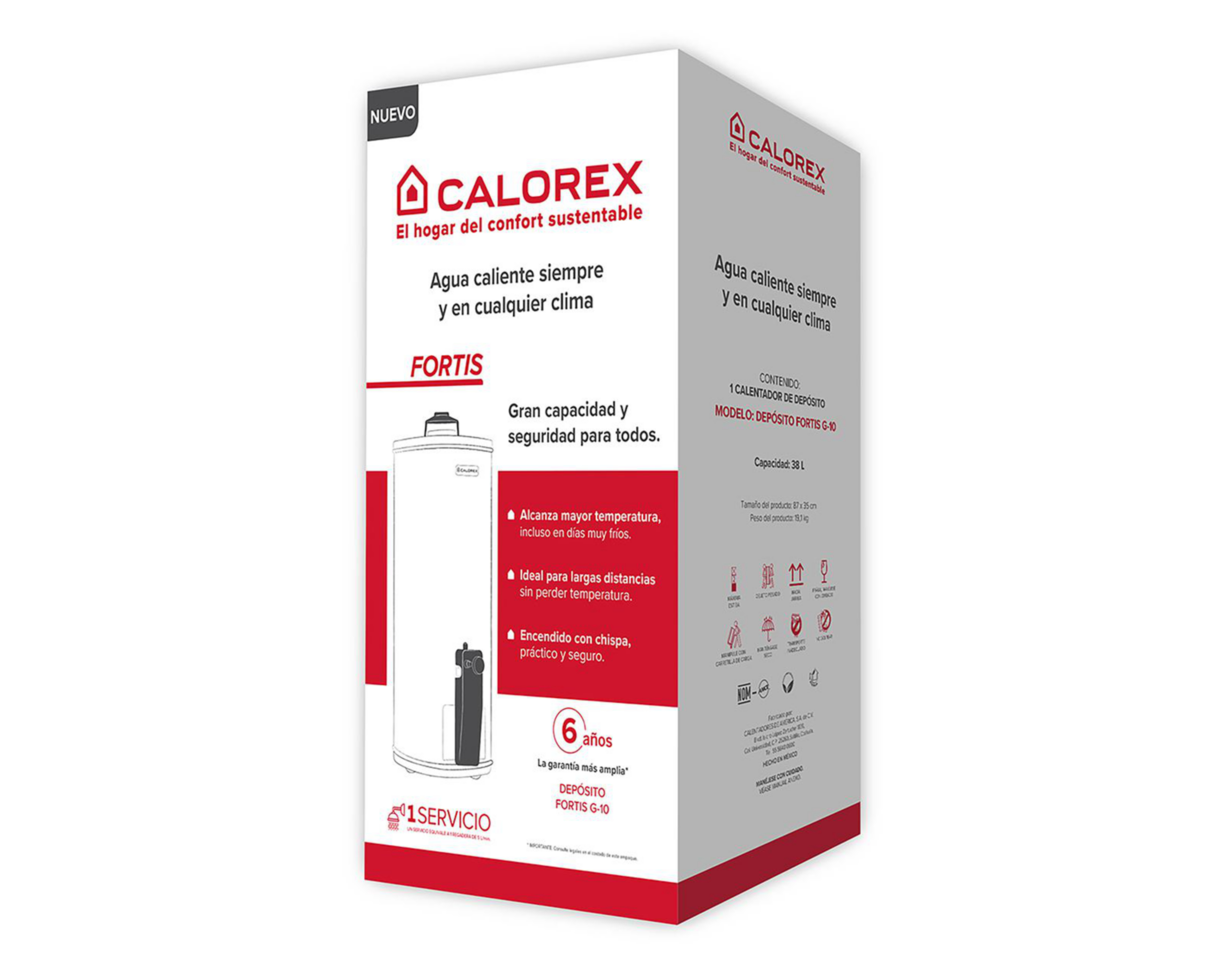 Foto 4 | Calefactor de Gas Calorex Fortis Depósito G10