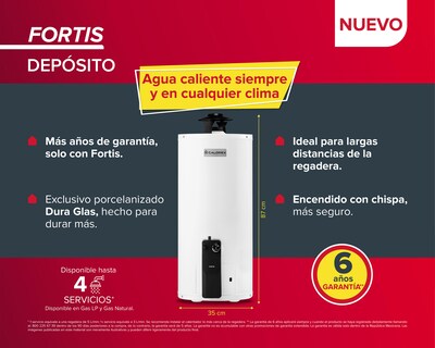 Foto 7 | Calentador de Gas Calorex Fortis Depósito G10