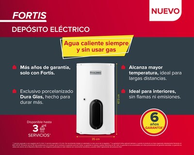 Foto 7 | Calentador de Agua Eléctrico Calorex 40 litros