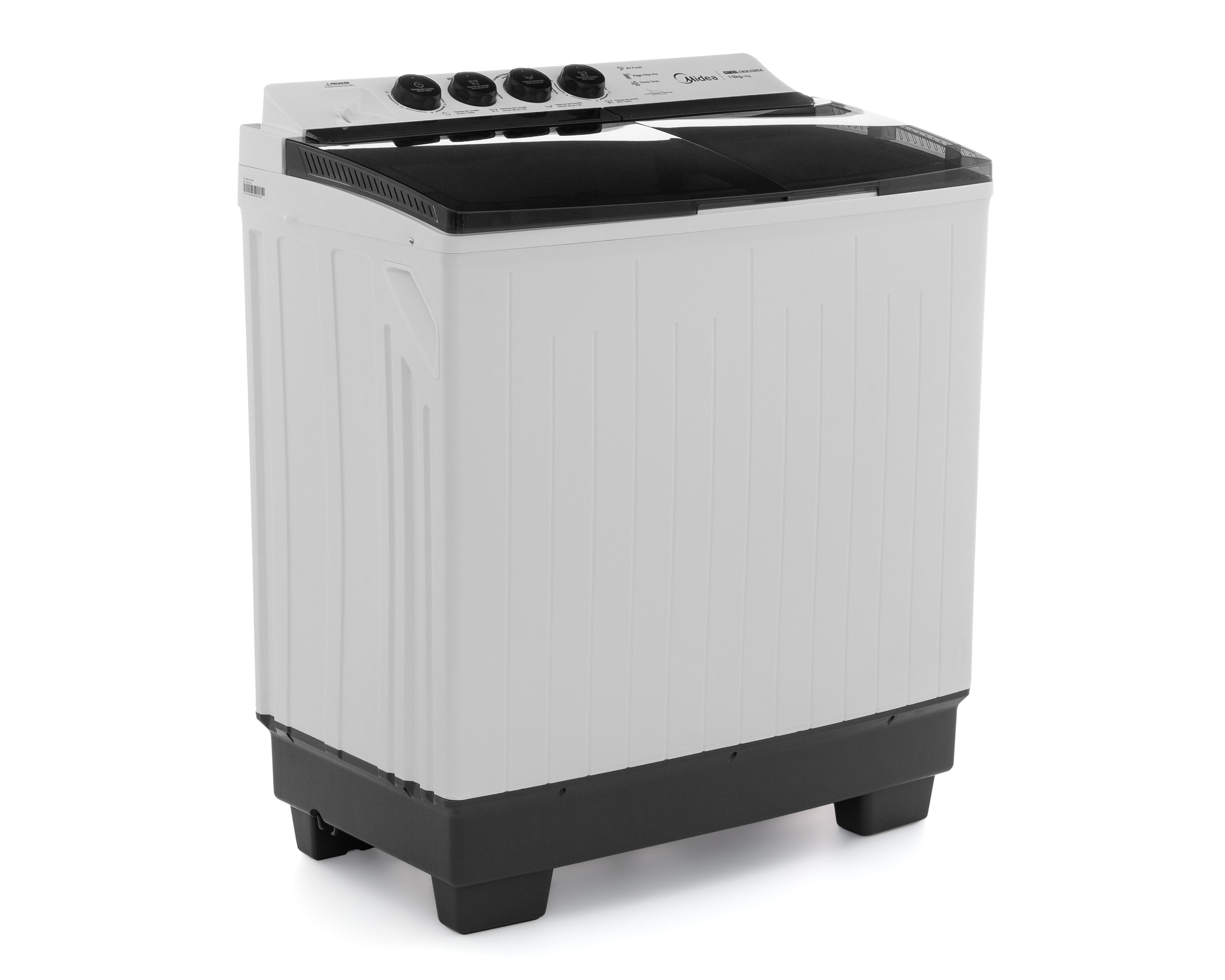 Lavadora Midea Doble Tina MT100W190/W-MX 19 kg Blanca