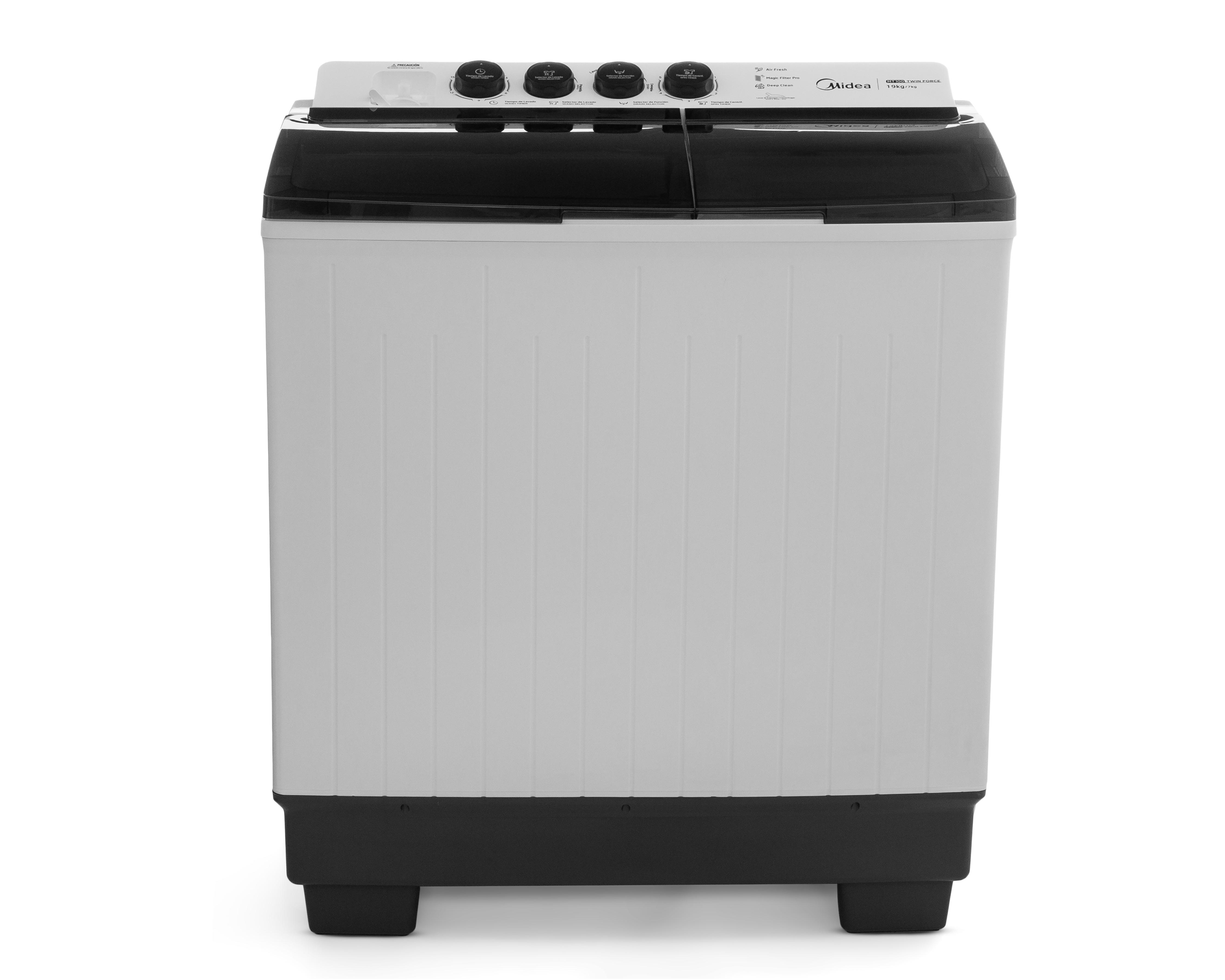 Foto 3 pulgar | Lavadora Midea Doble Tina MT100W190/W-MX 19 kg Blanca