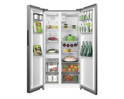 Foto 3 | Refrigerador Midea Side by Side 20 Pies Plateado MDRS710FGM46