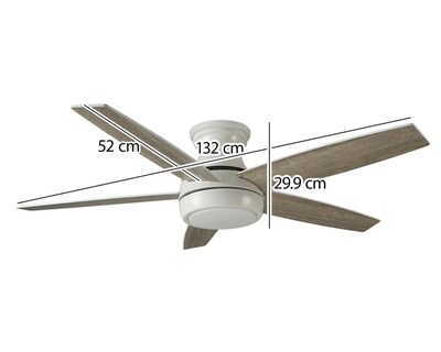 Foto 5 | Ventilador de Techo con Lámpara Starhaus