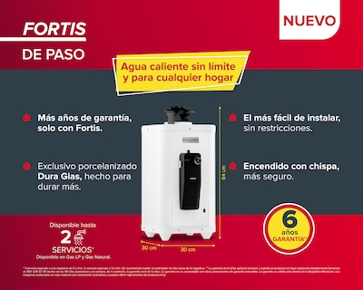 Foto 7 | Calentador de Agua Gas LP Calorex 6 Litros