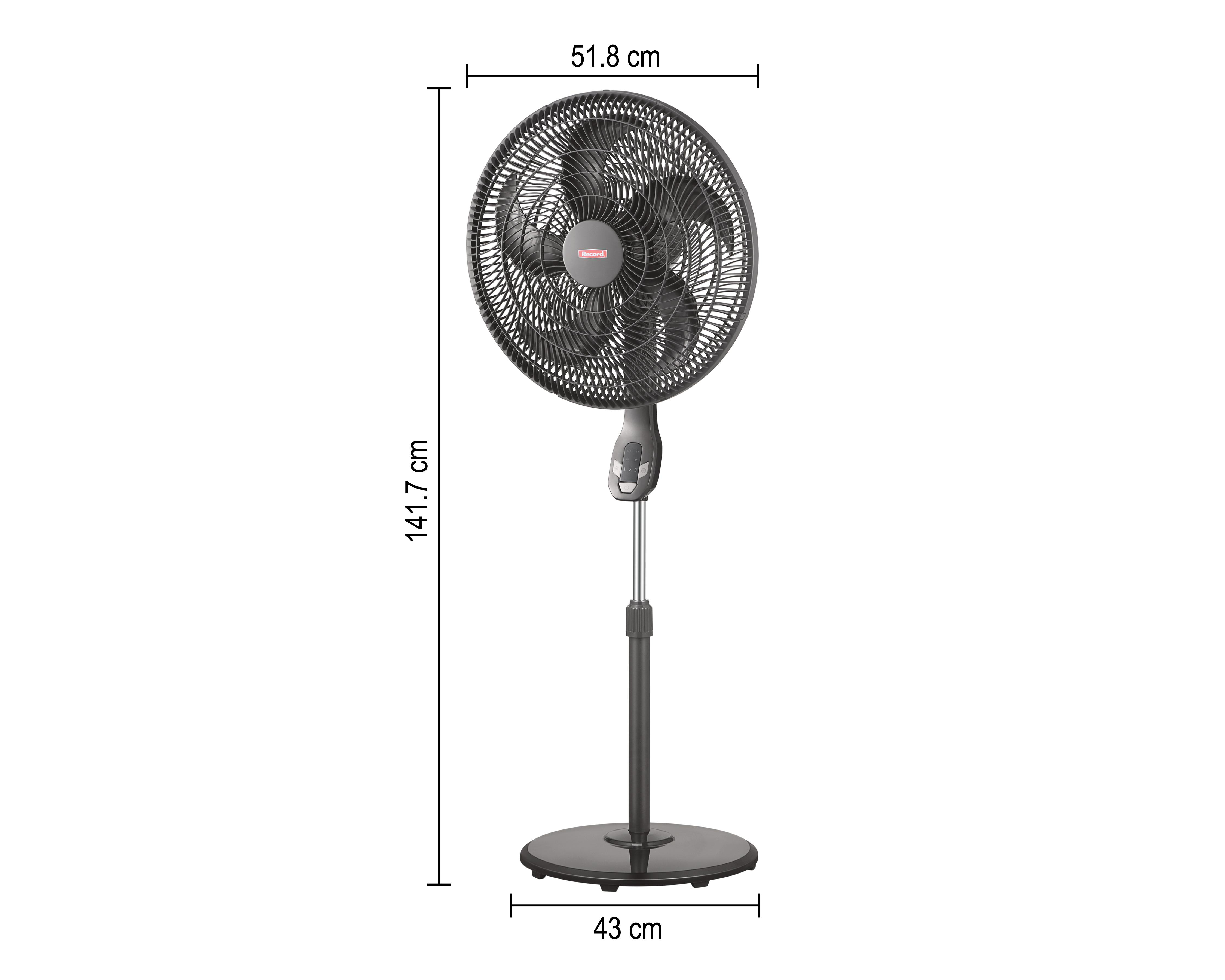 Foto 8 | Ventilador de Pedestal Record 18 Pulgadas