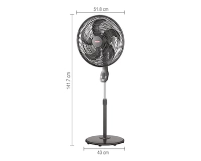Foto 8 | Ventilador de Pedestal Record 18 Pulgadas