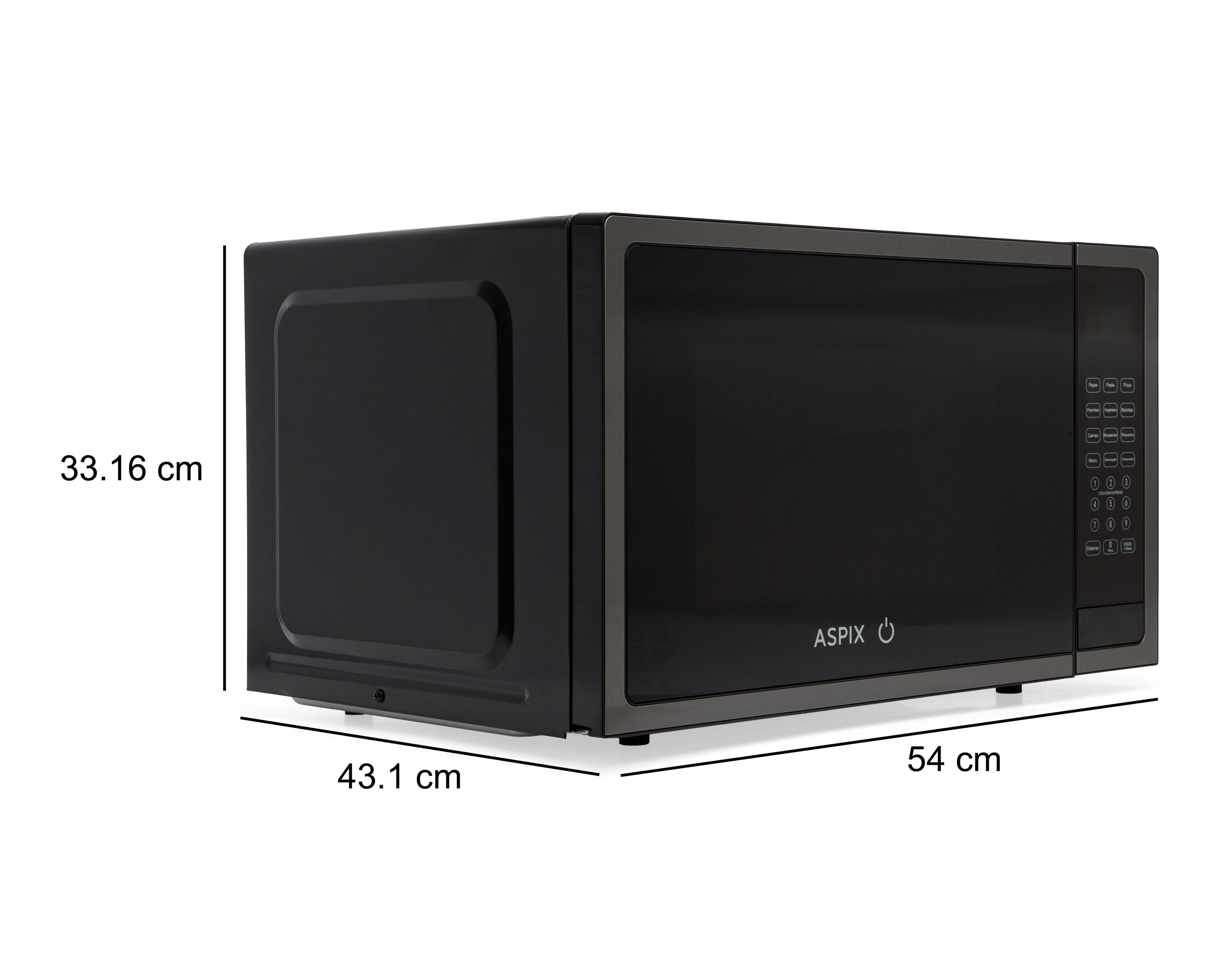 Foto 7 | Horno de Microondas Aspix 1.5 Pies AX24MWO15SN Negro