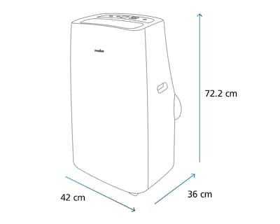 Foto 5 | Aire Acondicionado Portátil Mabe 12000 BTU's 115 V Frío y Calor PTM12HABWJM2