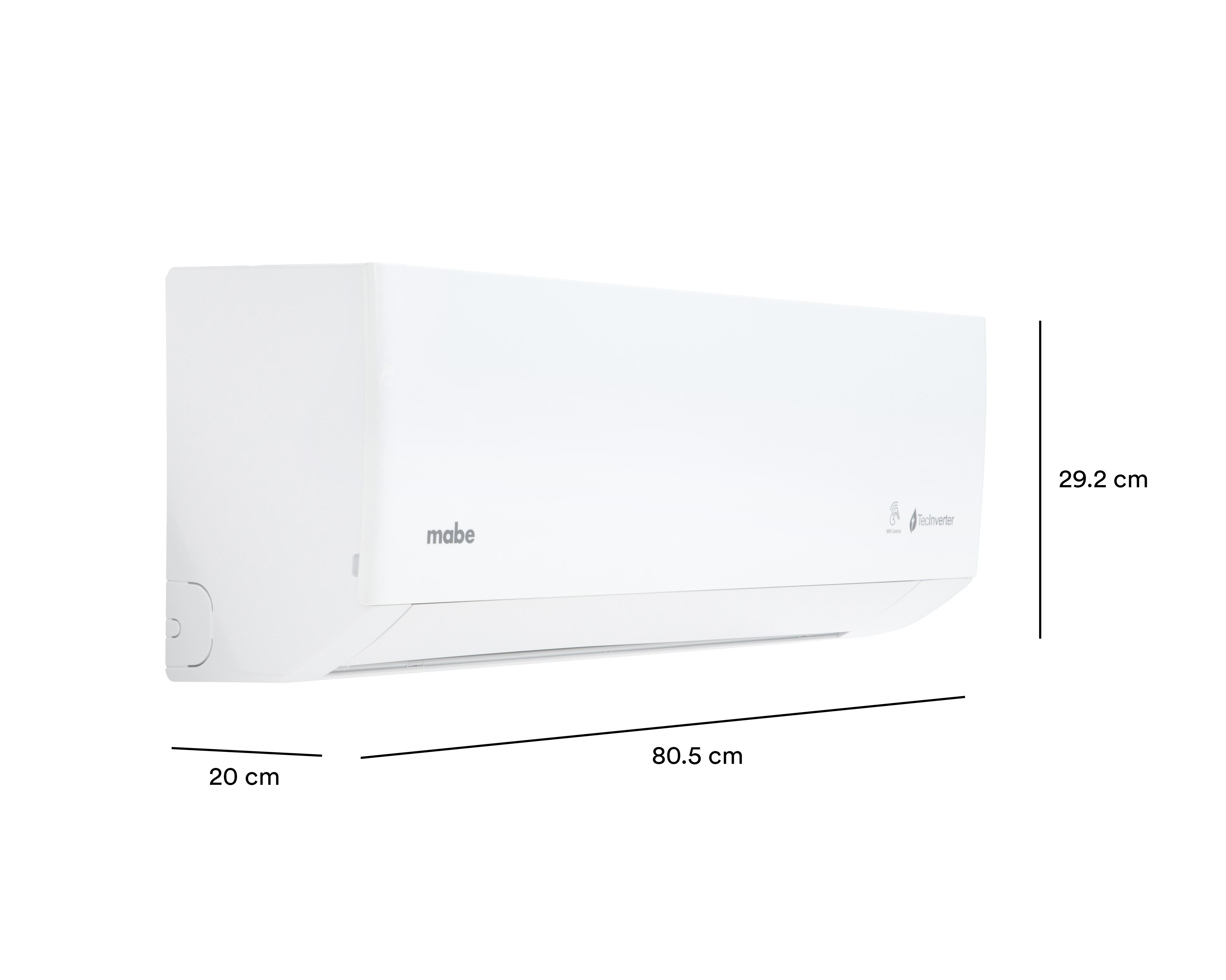 Foto 7 pulgar | Minisplit Mabe Inverter 1 Tonelada 115 V Frío y Calor MMI12HABWCA32MC2