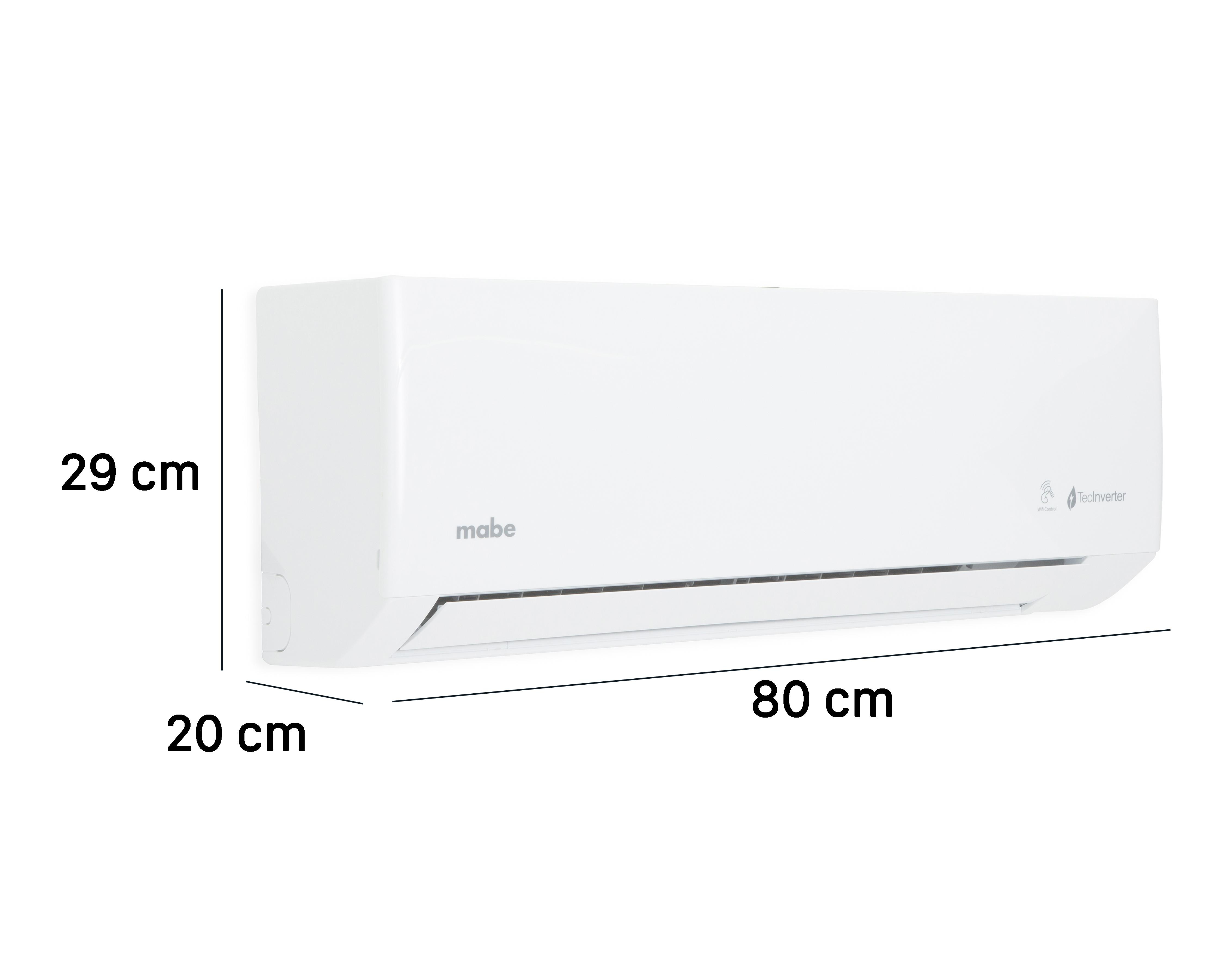 Foto 6 | Minisplit Mabe Inverter 1 Tonelada 220V Frío y Calor MMI12HDBWCA32MC2