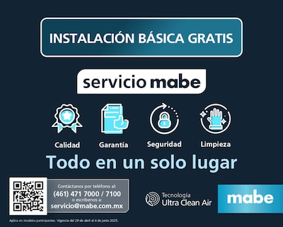 Foto 7 | Minisplit Mabe 1 Tonelada 115 V Frío y Calor MMT12HABWCAMC3