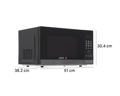 Foto 7 | Horno de Microondas Aspix 1.1 Pies AX24MWO11NSP Negro