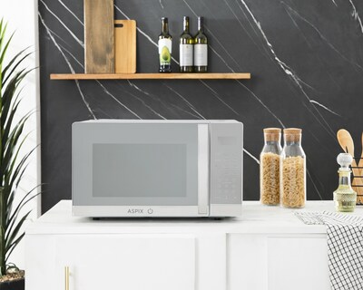 Foto 7 | Horno de Microondas Aspix 1.1 Pies AX24MWO11NEJ Plateado