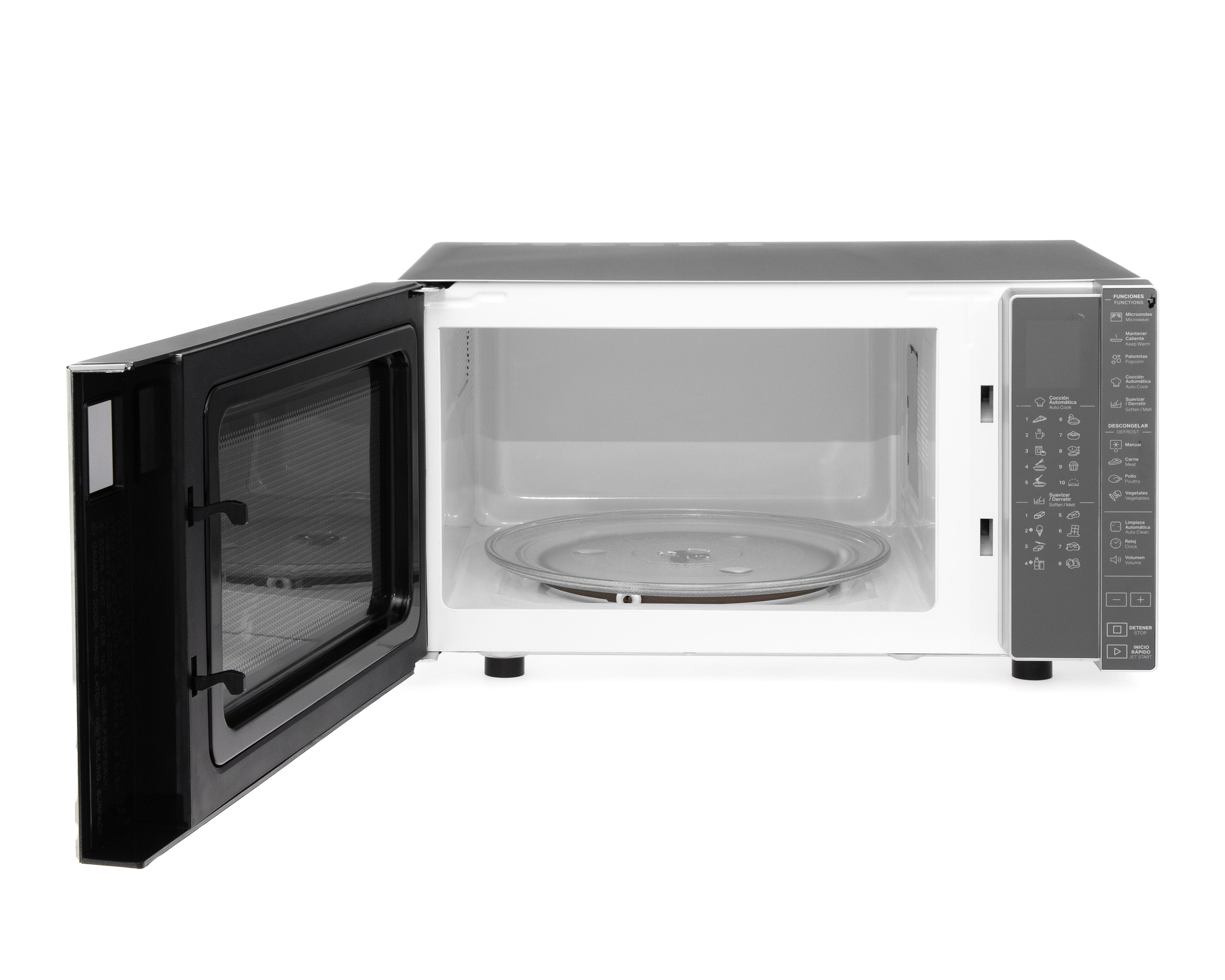 Foto 6 pulgar | Horno de Microondas Whirlpool 1.1 Pies WM1811DCPL Plateado