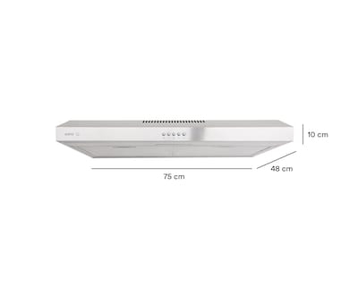 Foto 5 | Campana de Pared Aspix 75 cm Acero
