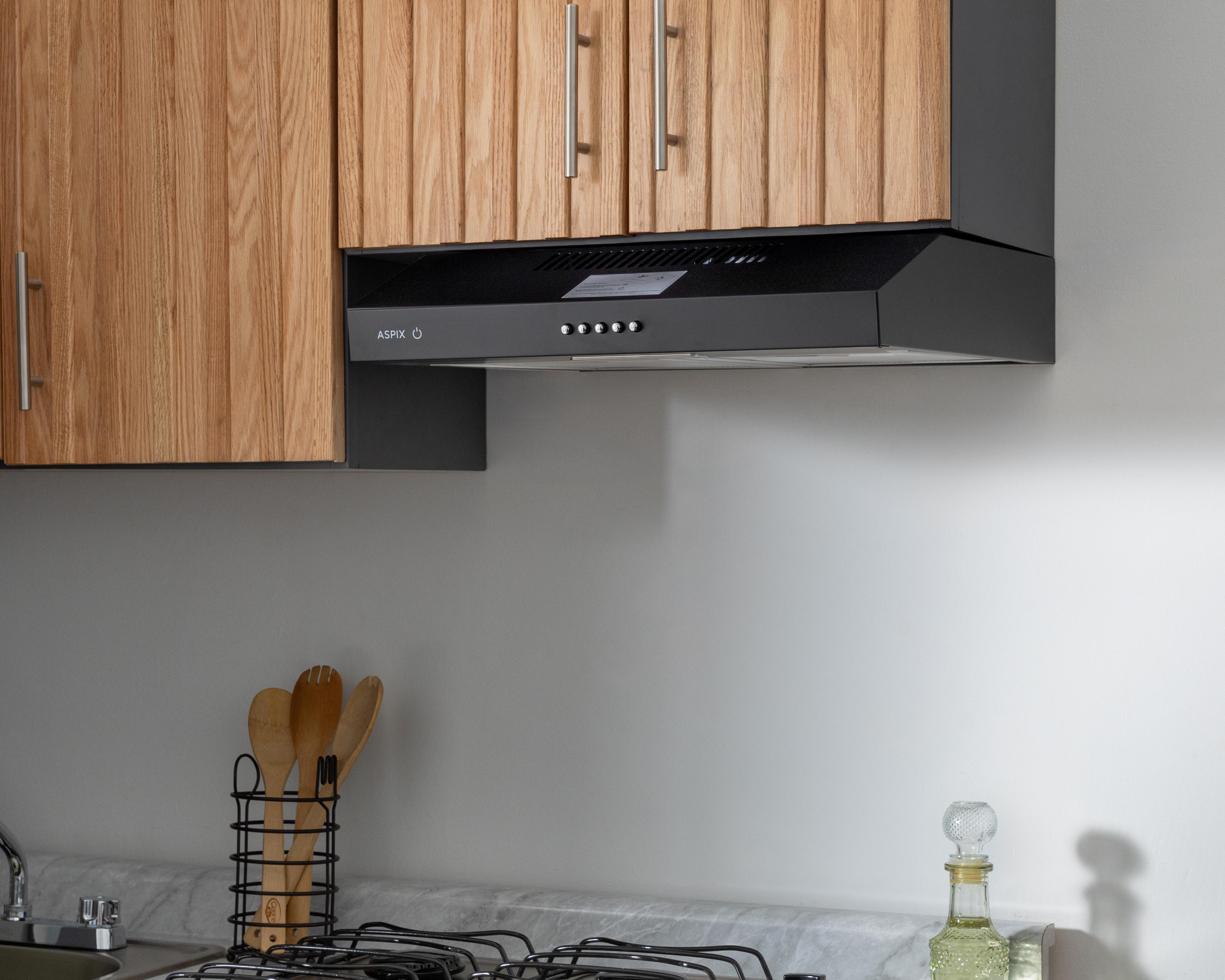 Foto 5 | Campana de Pared Aspix 50 cm Negra