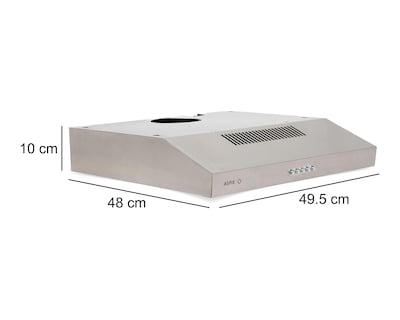 Foto 5 | Campana de Pared Aspix 49.5 cm Acero Inoxidable