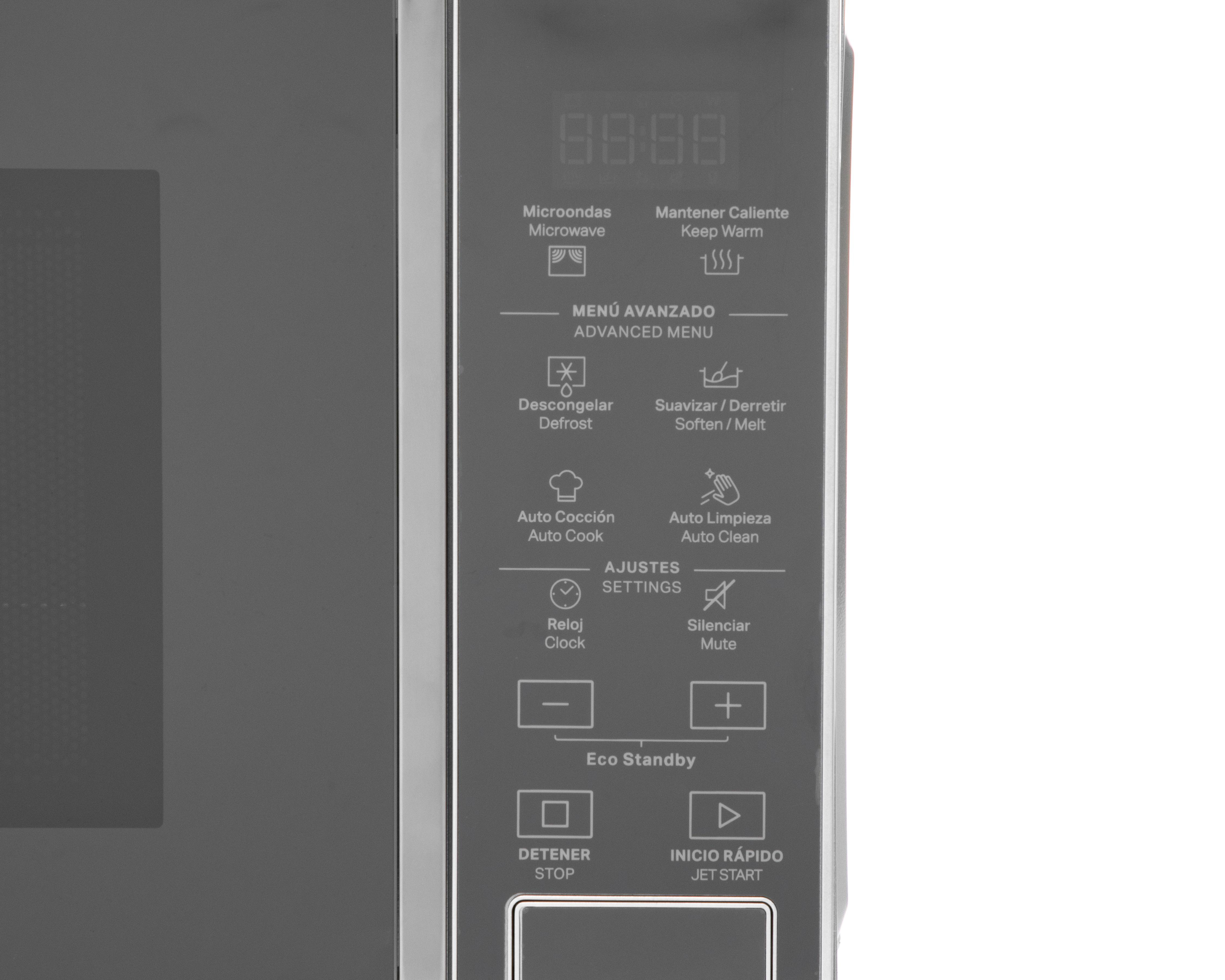 Foto 5 pulgar | Horno de Microondas Whirlpool 0.7 Pies WM1807DCPL Plateado