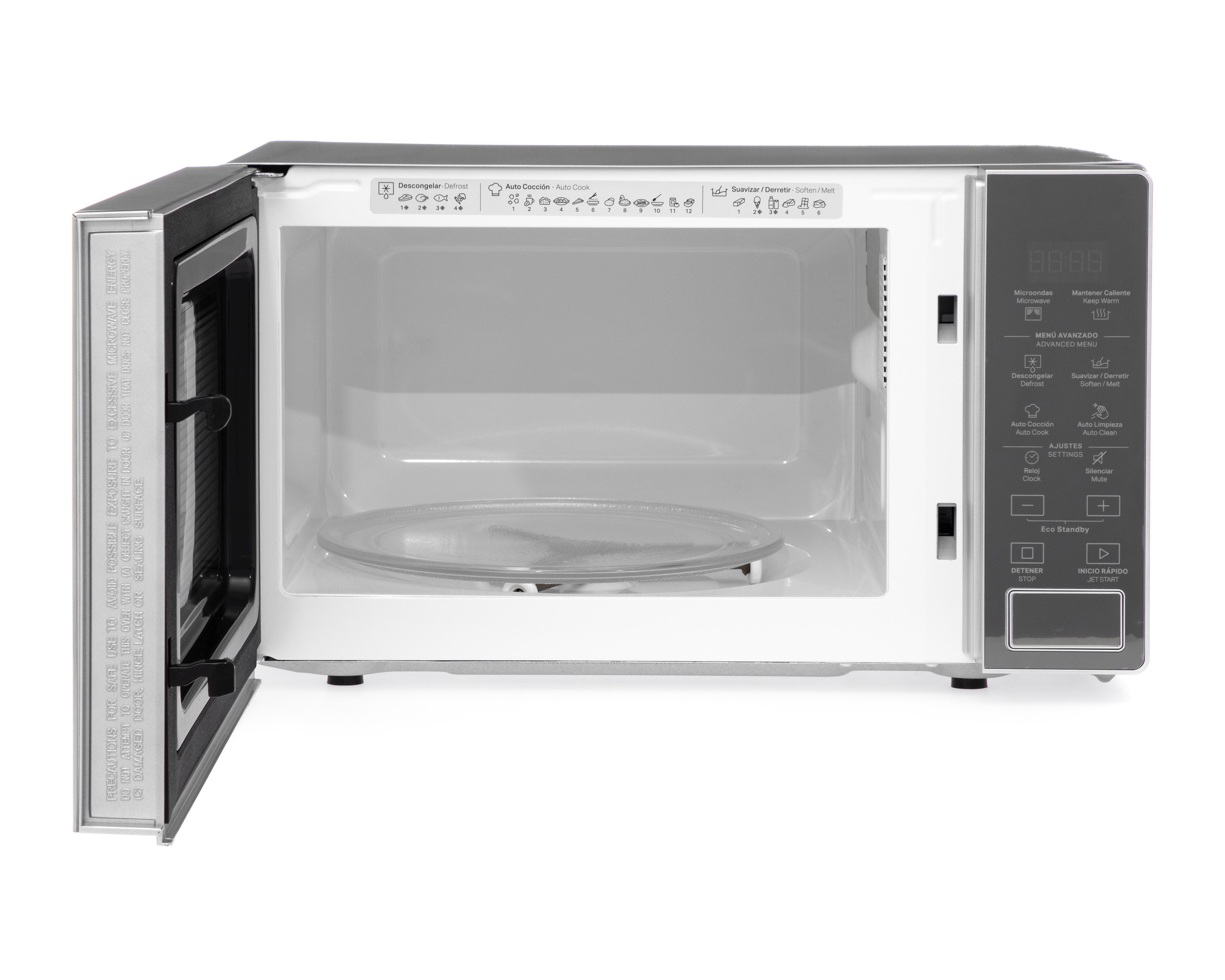Foto 6 pulgar | Horno de Microondas Whirlpool 0.7 Pies WM1807DCPL Plateado