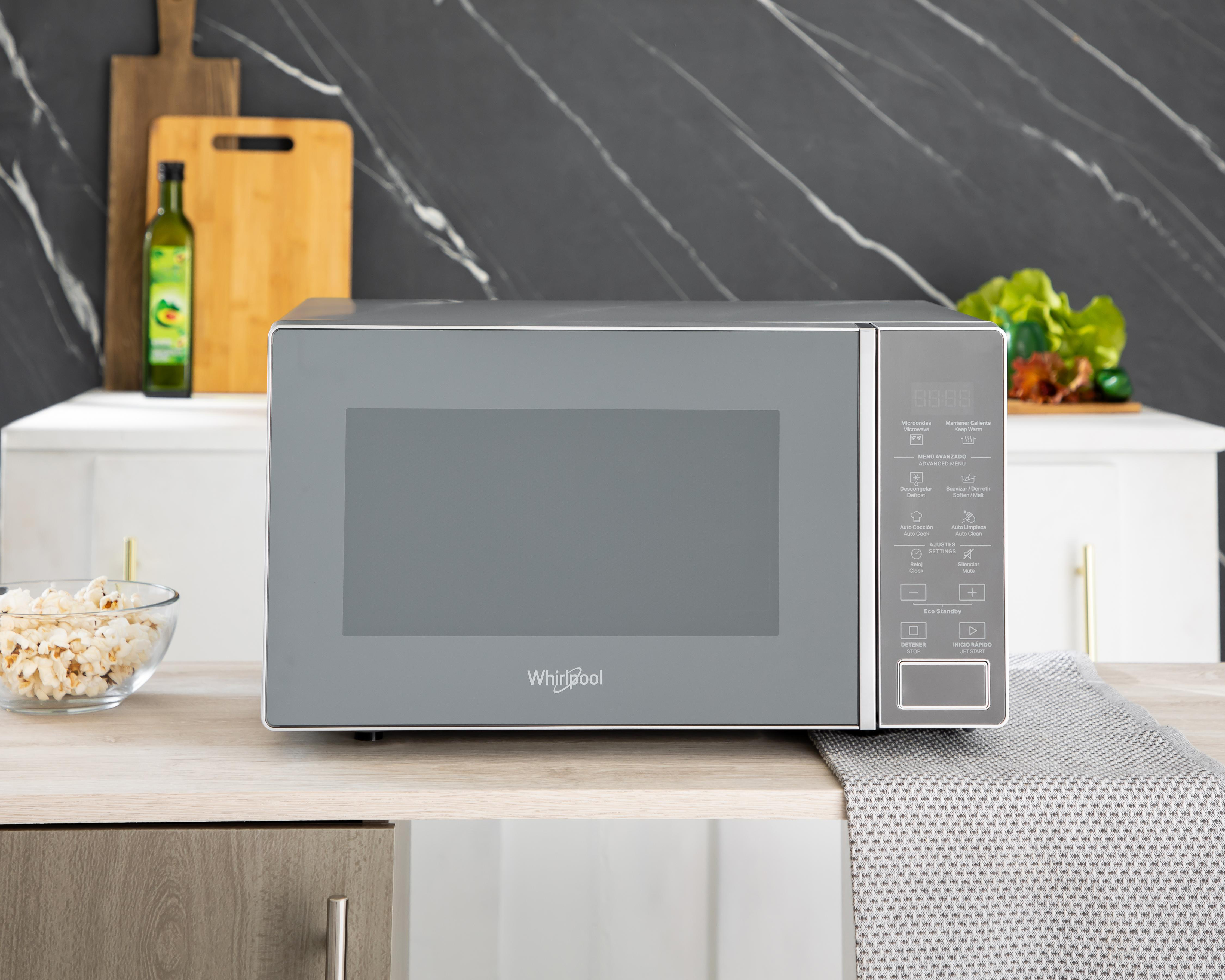 Foto 6 | Horno de Microondas Whirlpool 0.7 Pies WM1807DCPL Plateado