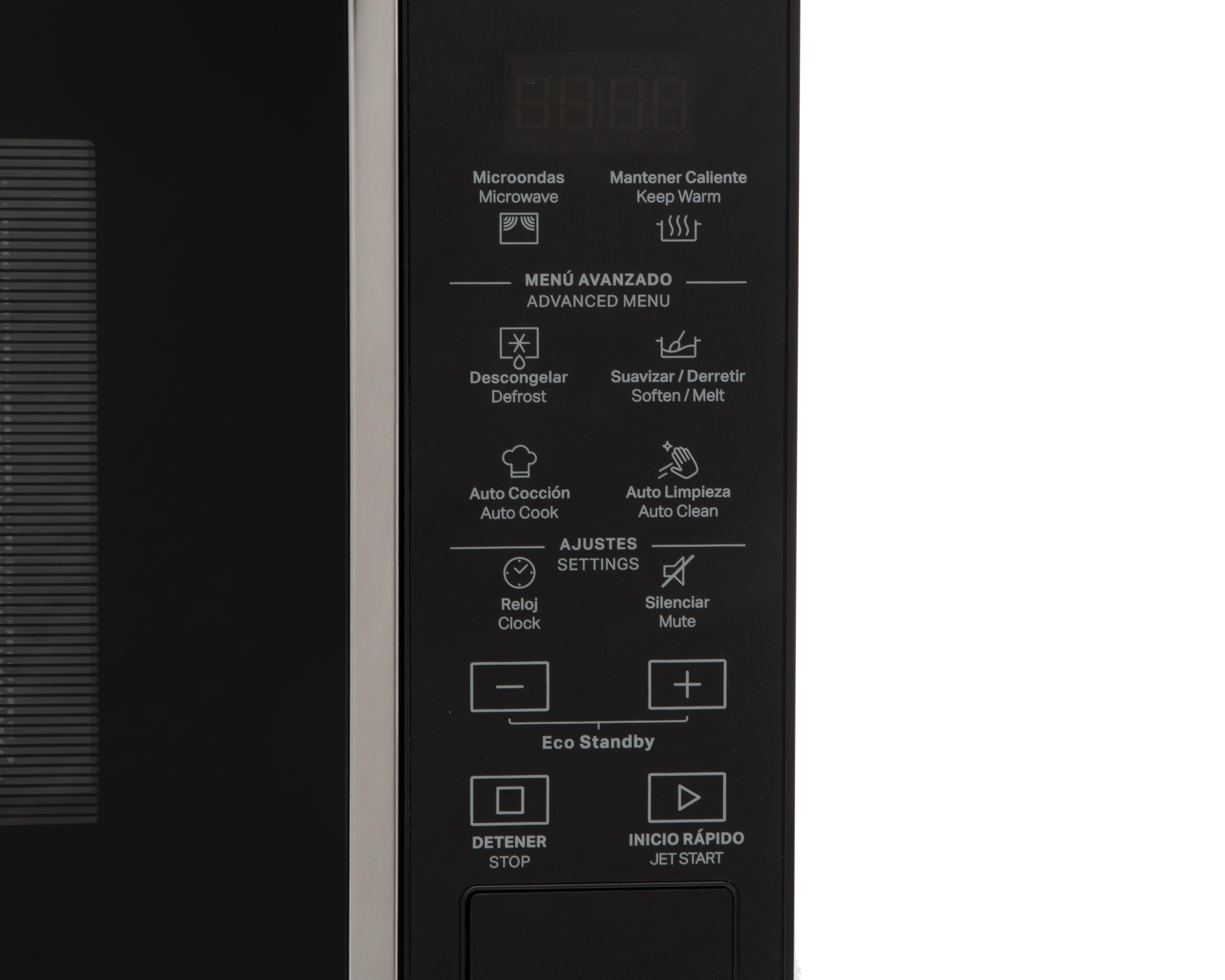 Foto 6 pulgar | Horno de Microondas Whirlpool 0.7 Pies WM1807BCPL Negro