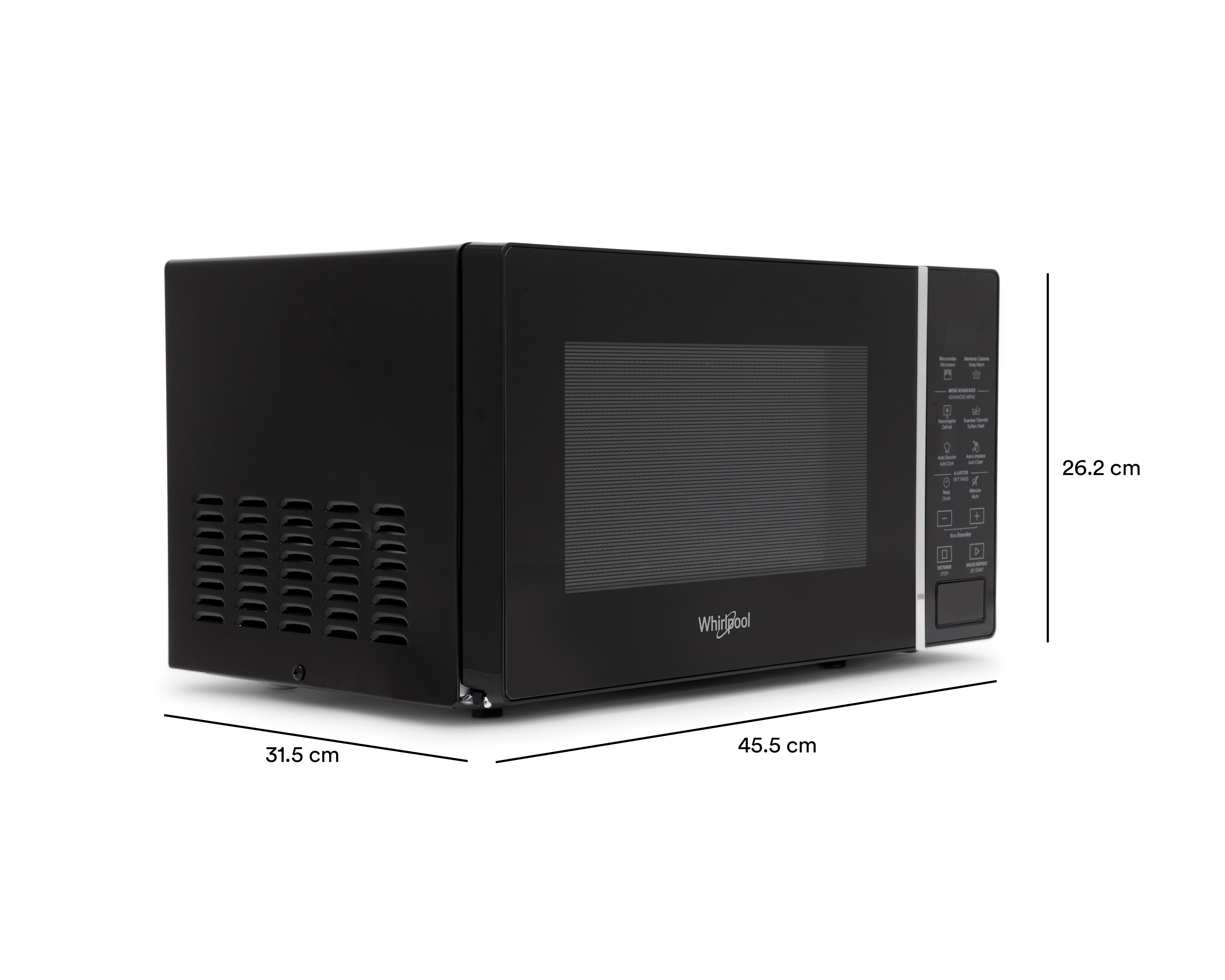 Foto 7 | Horno de Microondas Whirlpool 0.7 Pies WM1807BCPL Negro