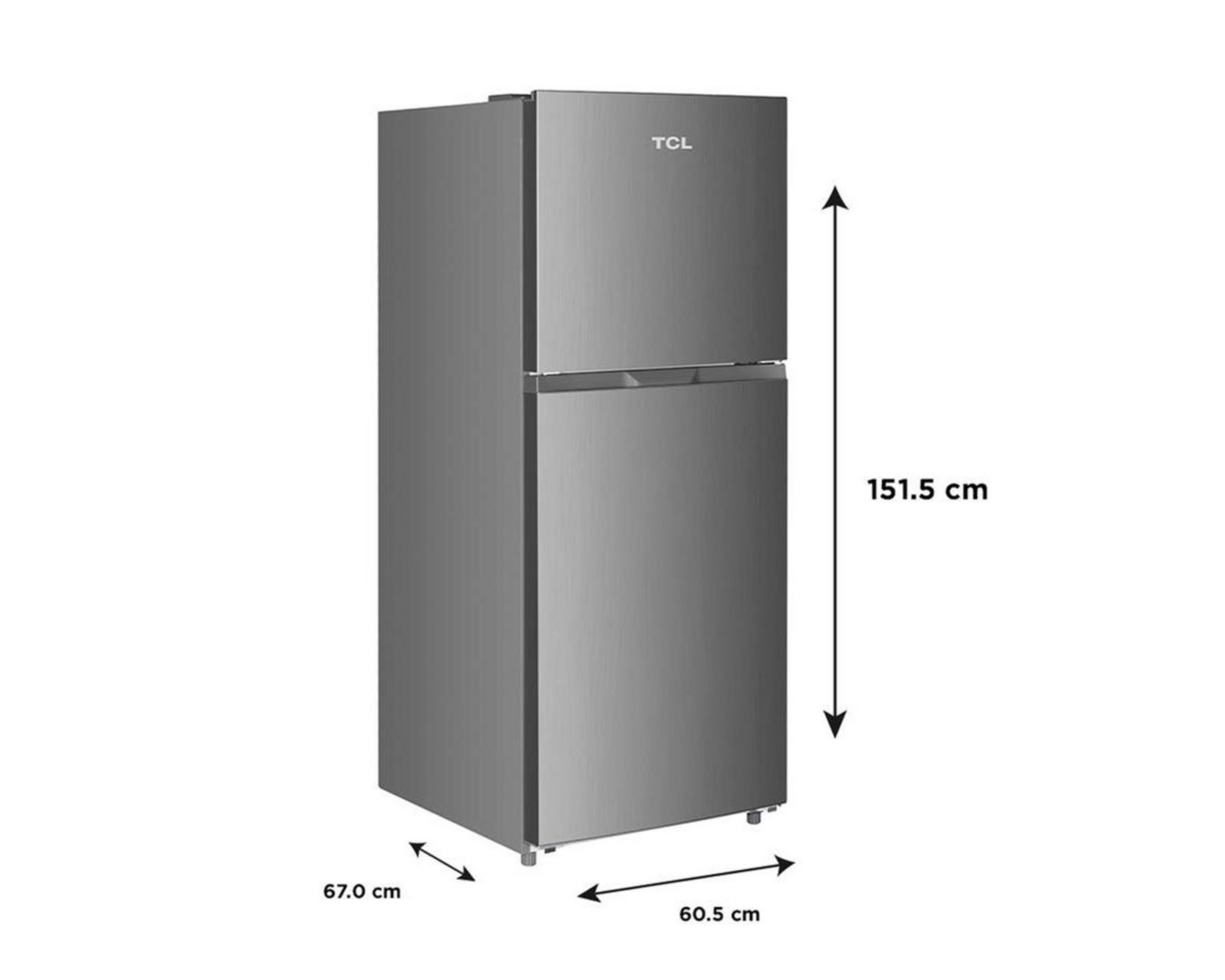 Foto 5 pulgar | Refrigerador TCL Top Mount 11 Pies Gris TDD11S