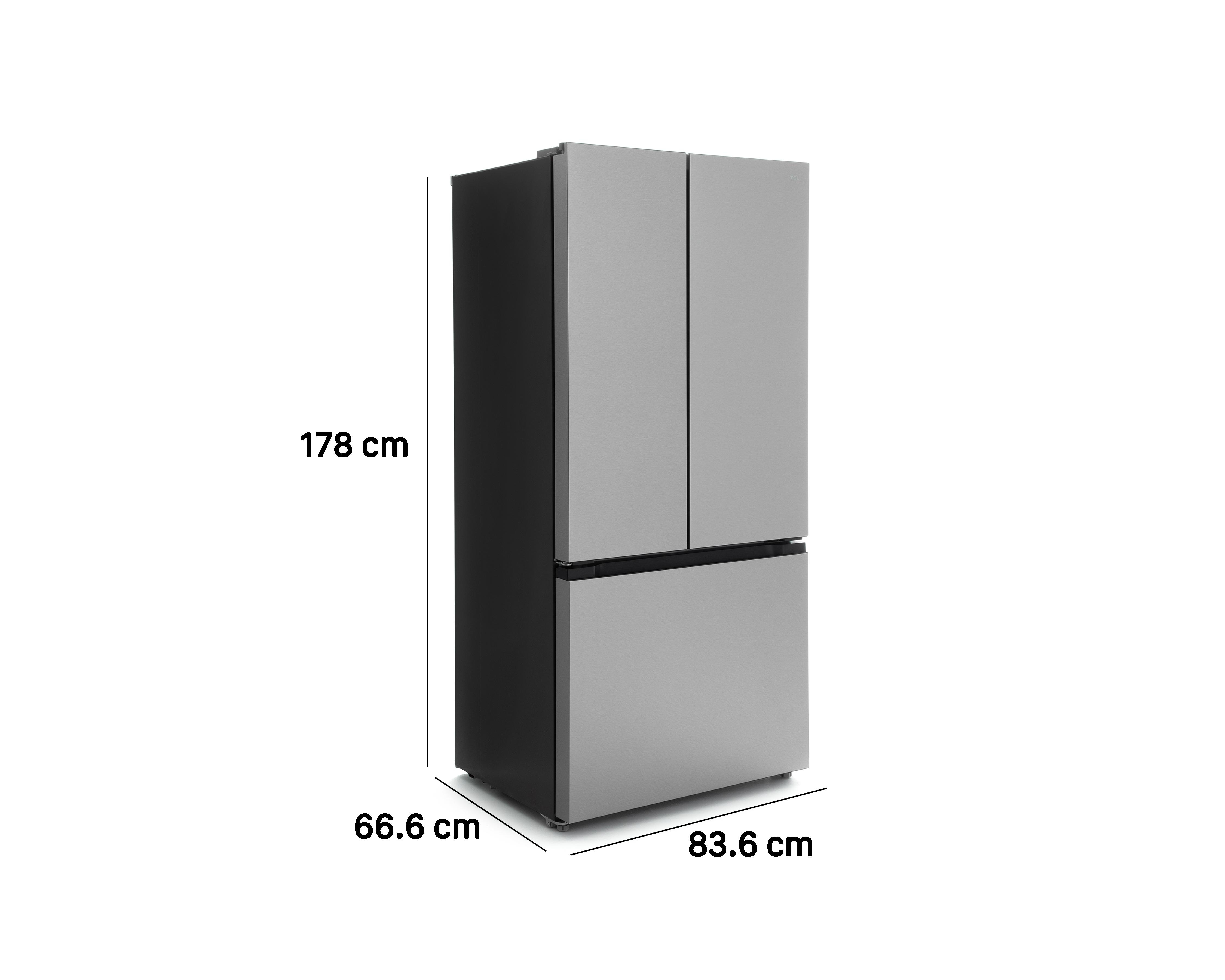 Foto 6 | Refrigerador TCL Bottom Mount 18 Pies Silver TFR18SI
