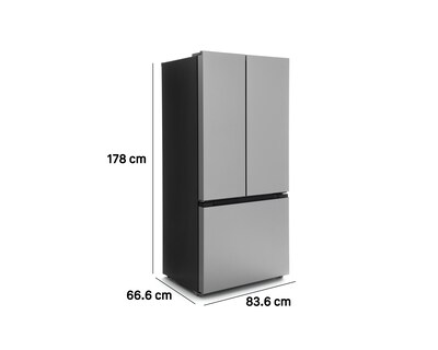 Foto 6 | Refrigerador TCL Bottom Mount 18 Pies Silver TFR18SI