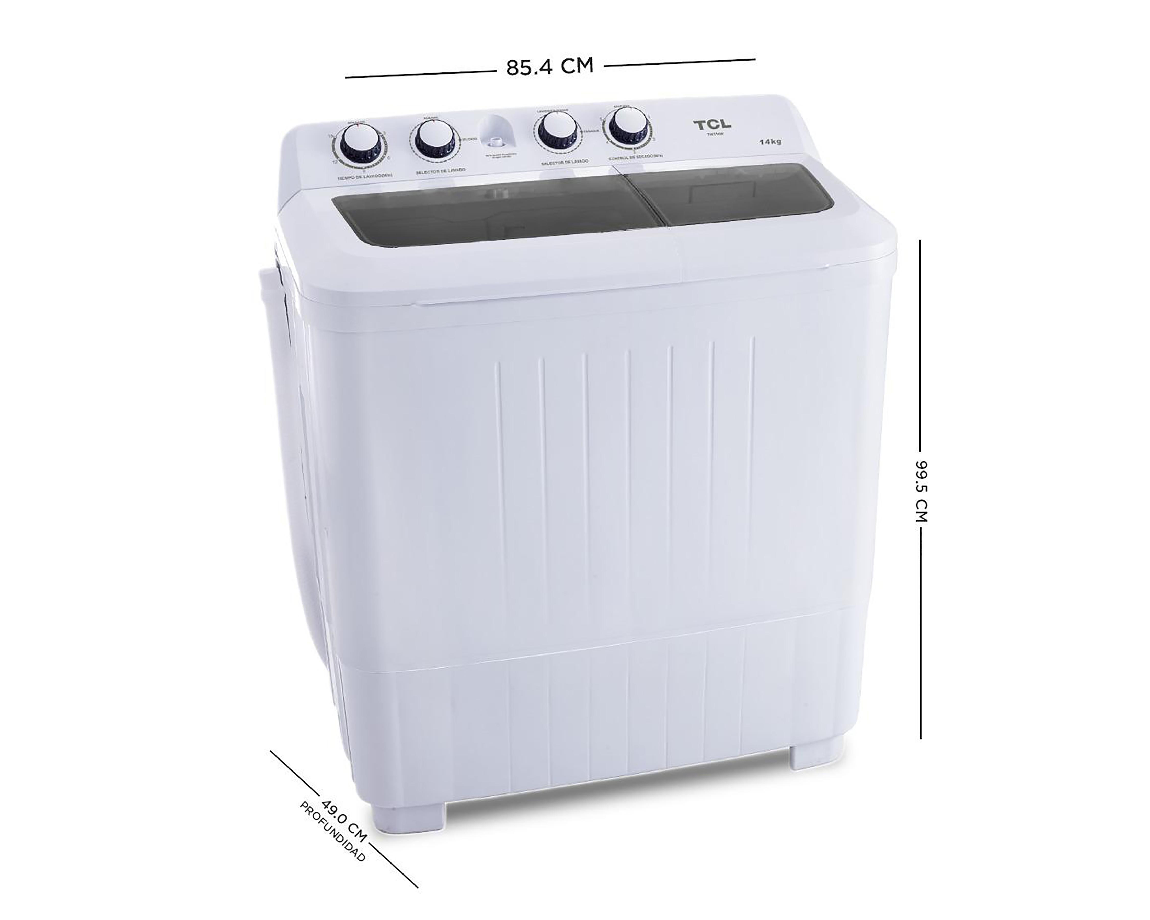 Foto 6 pulgar | Lavadora TCL Doble Tina TWT14W 14 kg Blanca