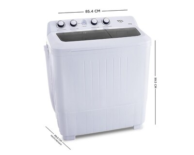 Foto 5 | Lavadora TCL Doble Tina TWT14W 14 kg Blanca