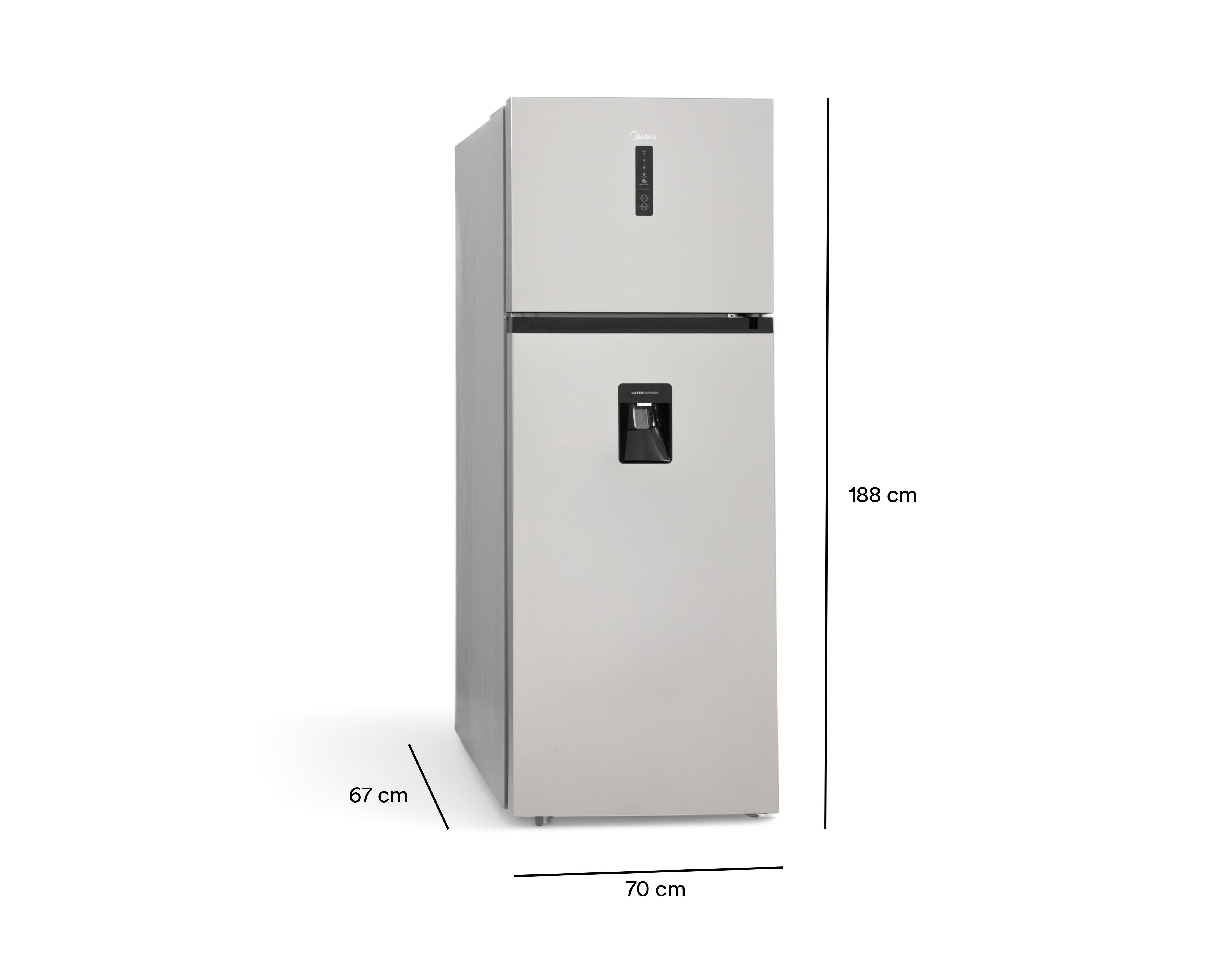 Foto 8 pulgar | Refrigerador Midea Top Mount 17 Pies Plateado MDRT480WENDXW