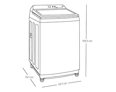 Foto 10 | Lavadora Samsung Automática WA19CG6442BWAX 19 kg Blanca