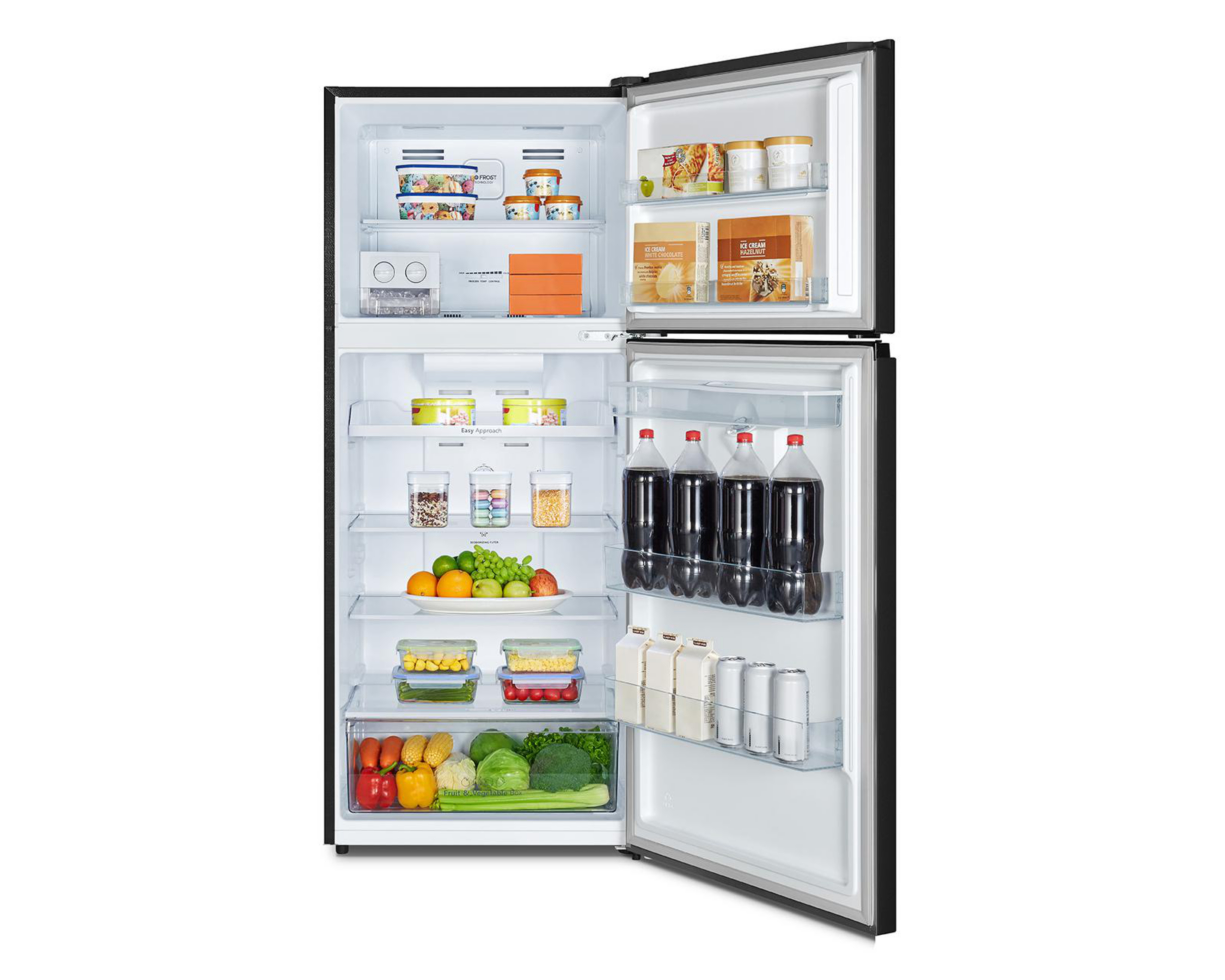 Foto 5 pulgar | Refrigerador Hisense Top Mount 14 Pies Negro RT14N6CBX