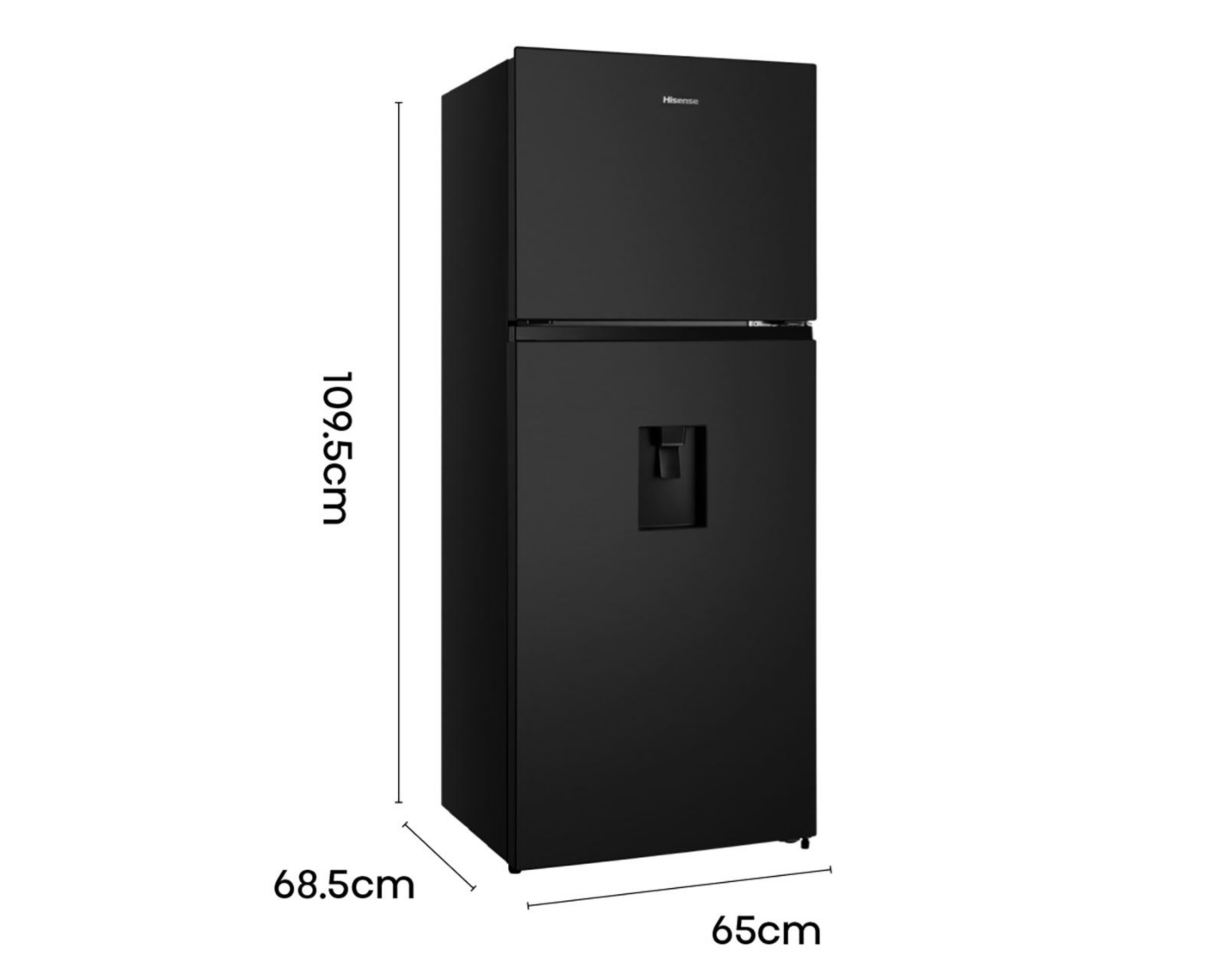 Foto 7 pulgar | Refrigerador Hisense Top Mount 14 Pies Negro RT14N6CBX