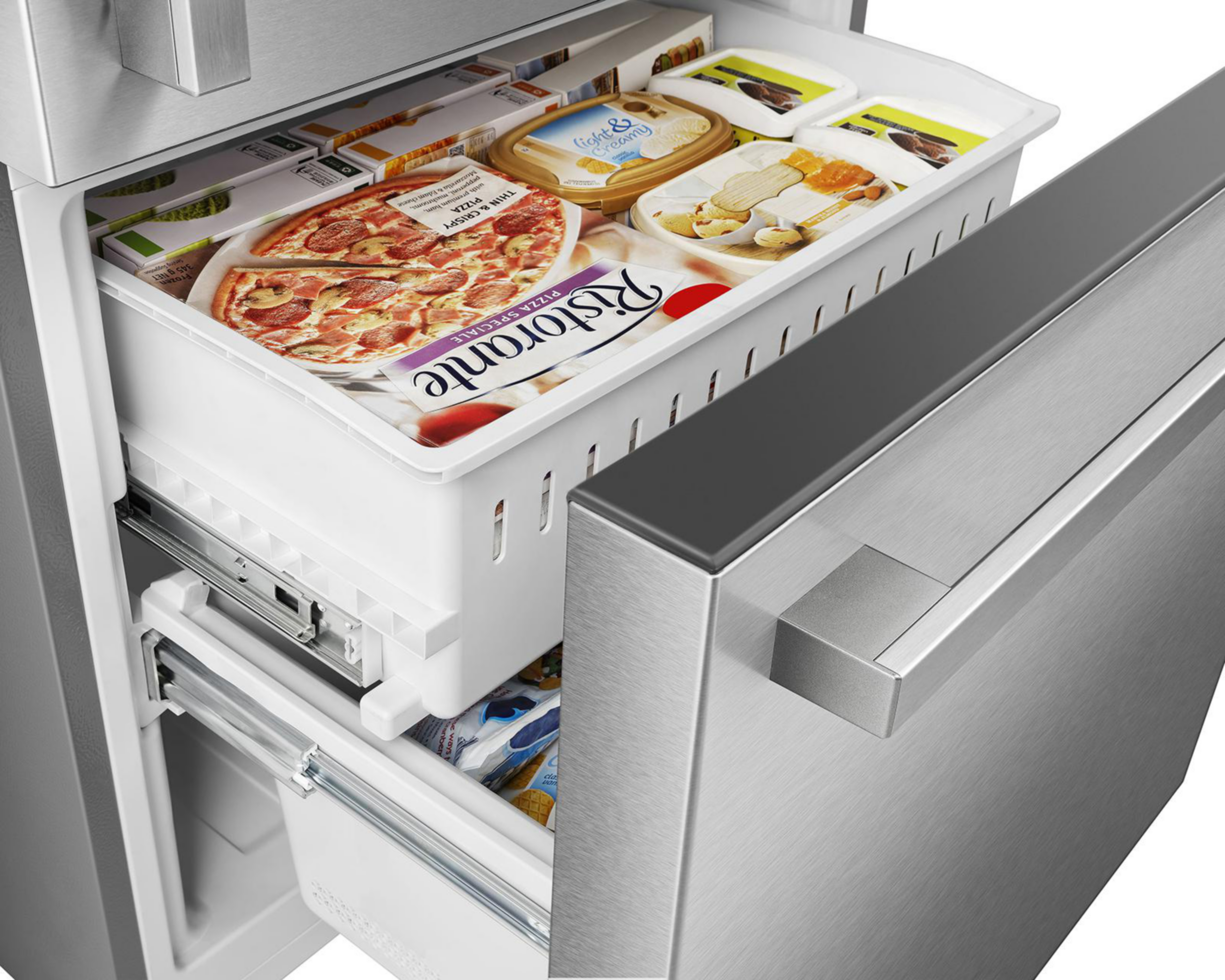 Foto 5 pulgar | Refrigerador Hisense Bottom Mount 17 Pies Plateado RB18N6CDX1