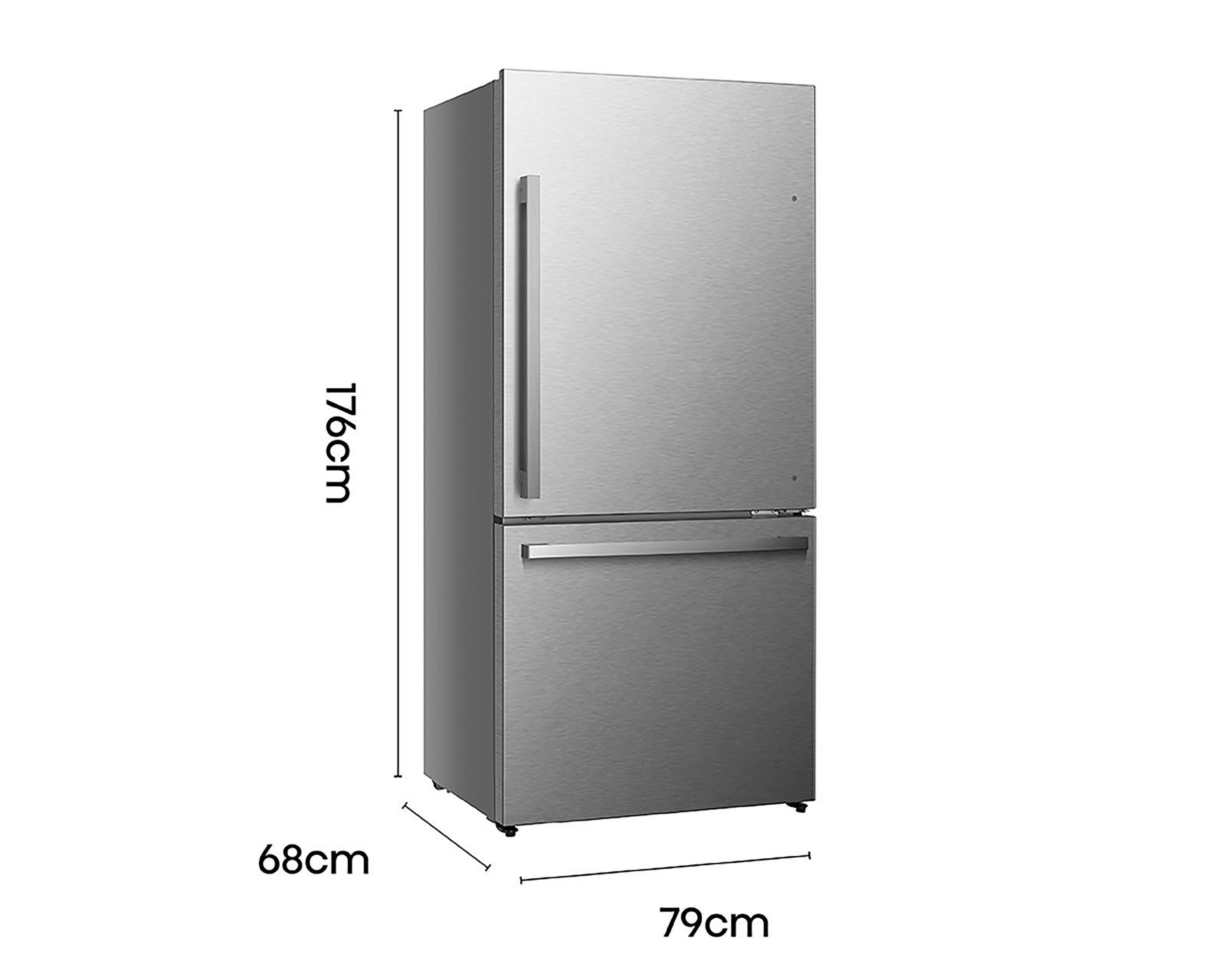 Foto 6 pulgar | Refrigerador Hisense Bottom Mount 17 Pies Plateado RB18N6CDX1