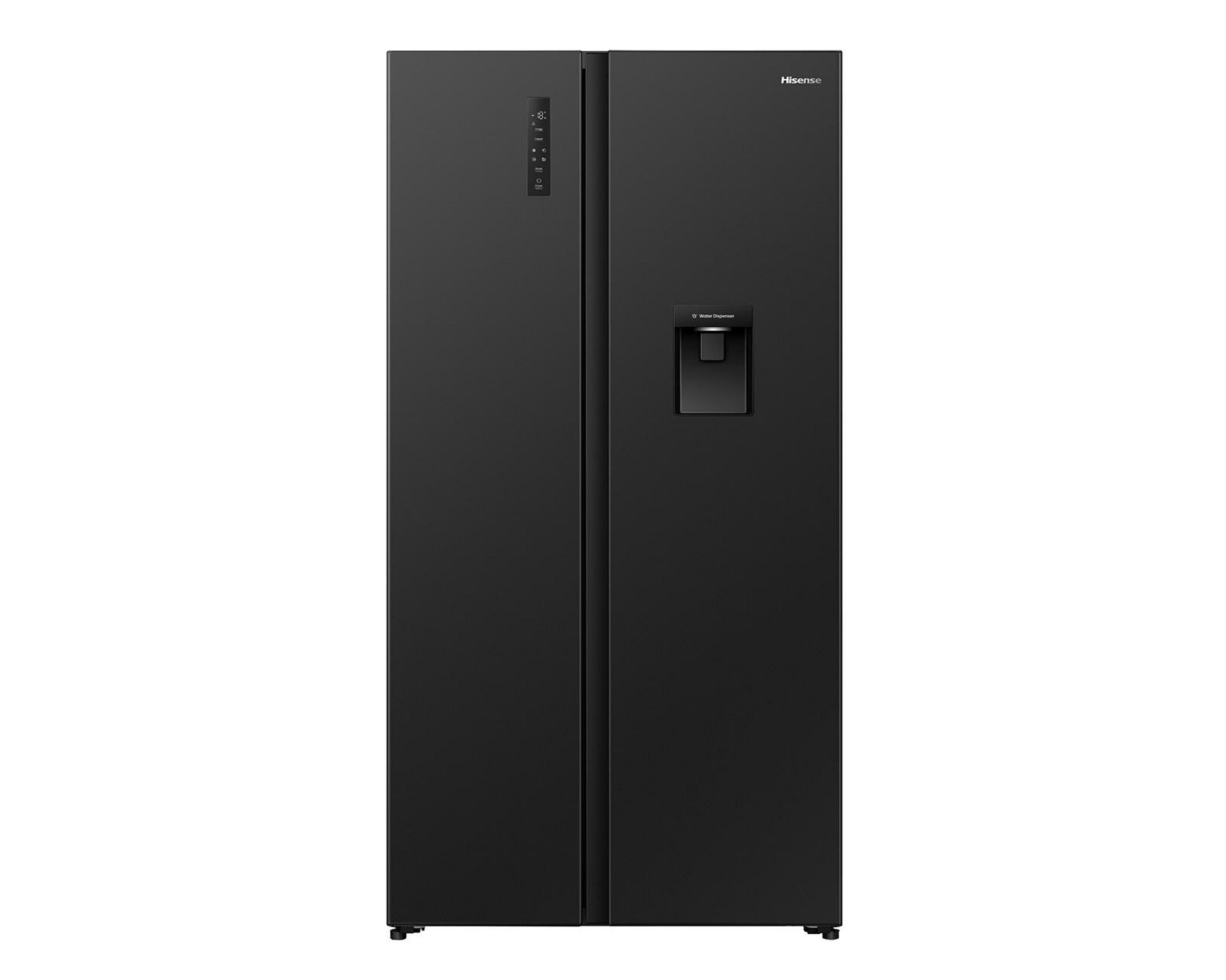 Foto 2 pulgar | Refrigerador Hisense Side by Side 20 Pies Negro RS20N6WBX