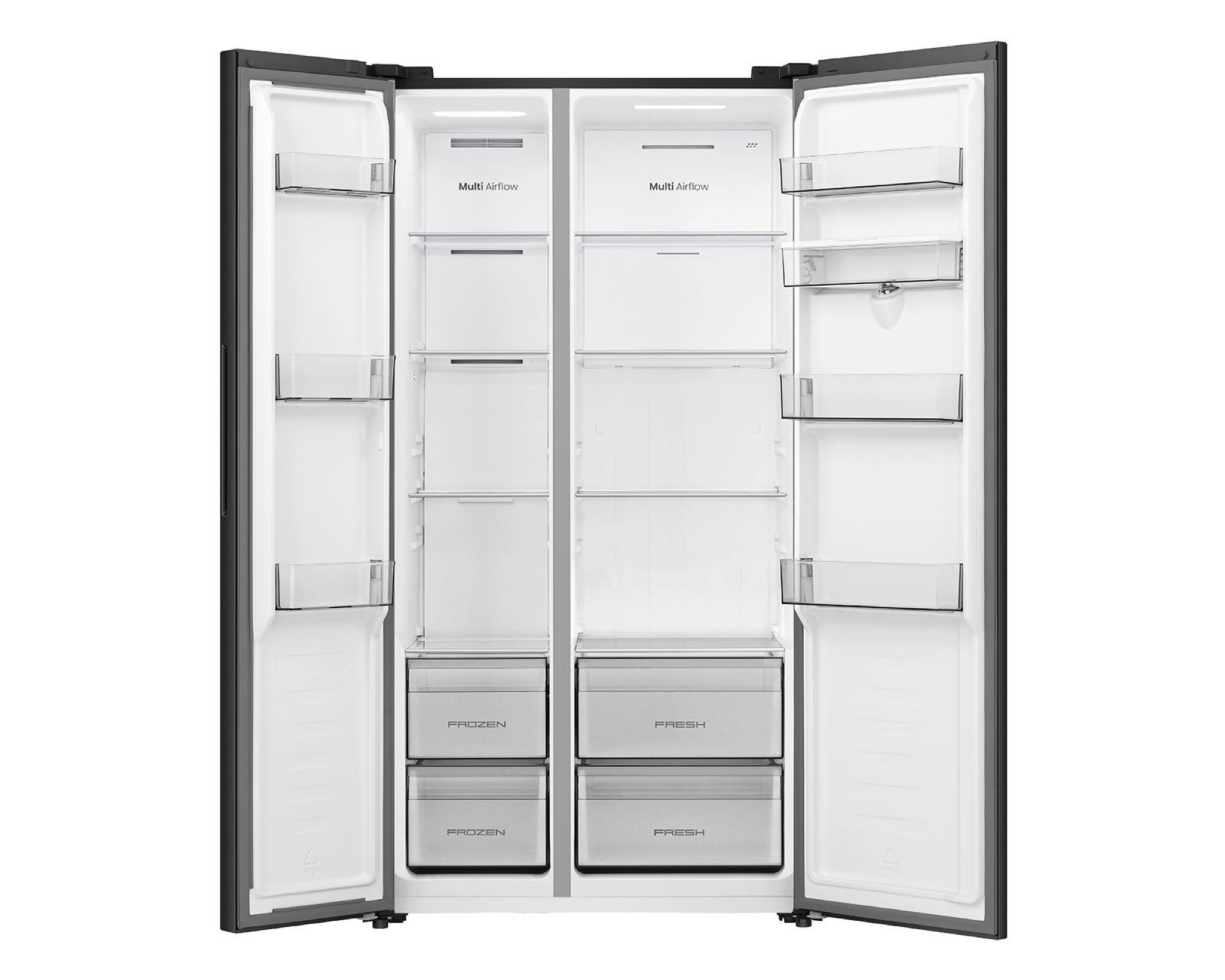 Foto 3 | Refrigerador Hisense Side by Side 20 Pies Negro RS20N6WBX