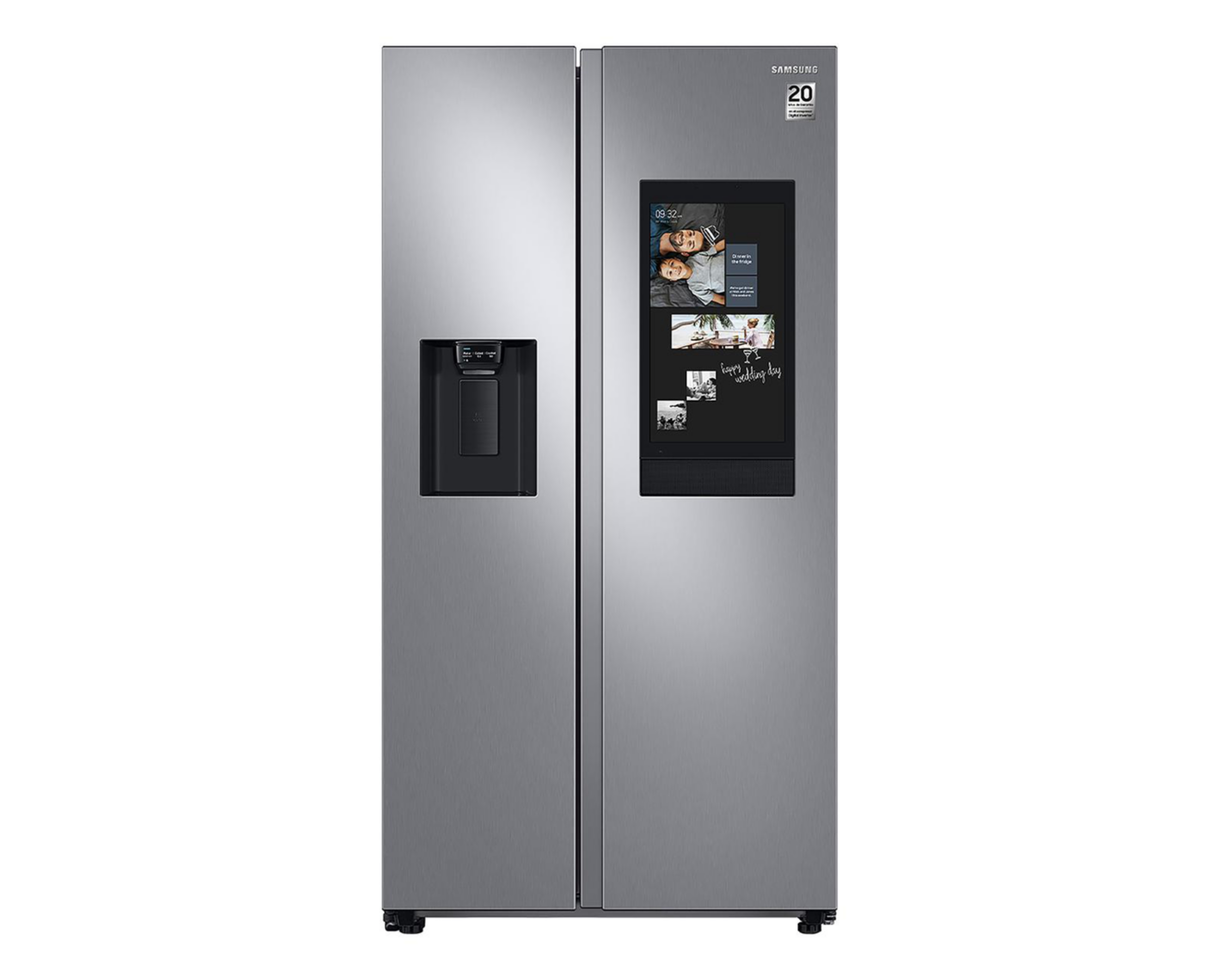 Foto 2 pulgar | Refrigerador Samsung Side by Side 22 Pies Plateado RS22T5561S9/EM