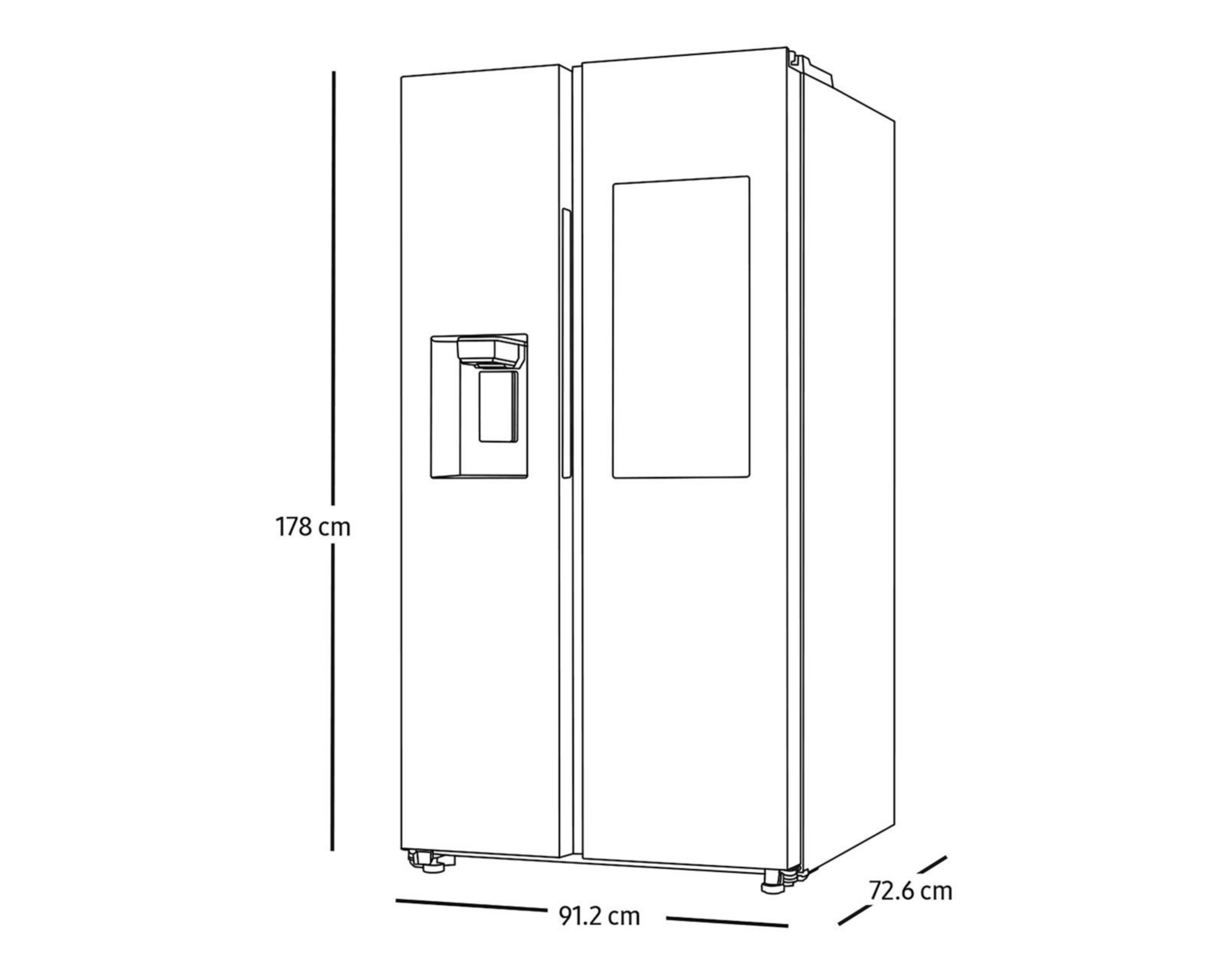 Foto 7 pulgar | Refrigerador Samsung Side by Side 22 Pies Plateado RS22T5561S9/EM