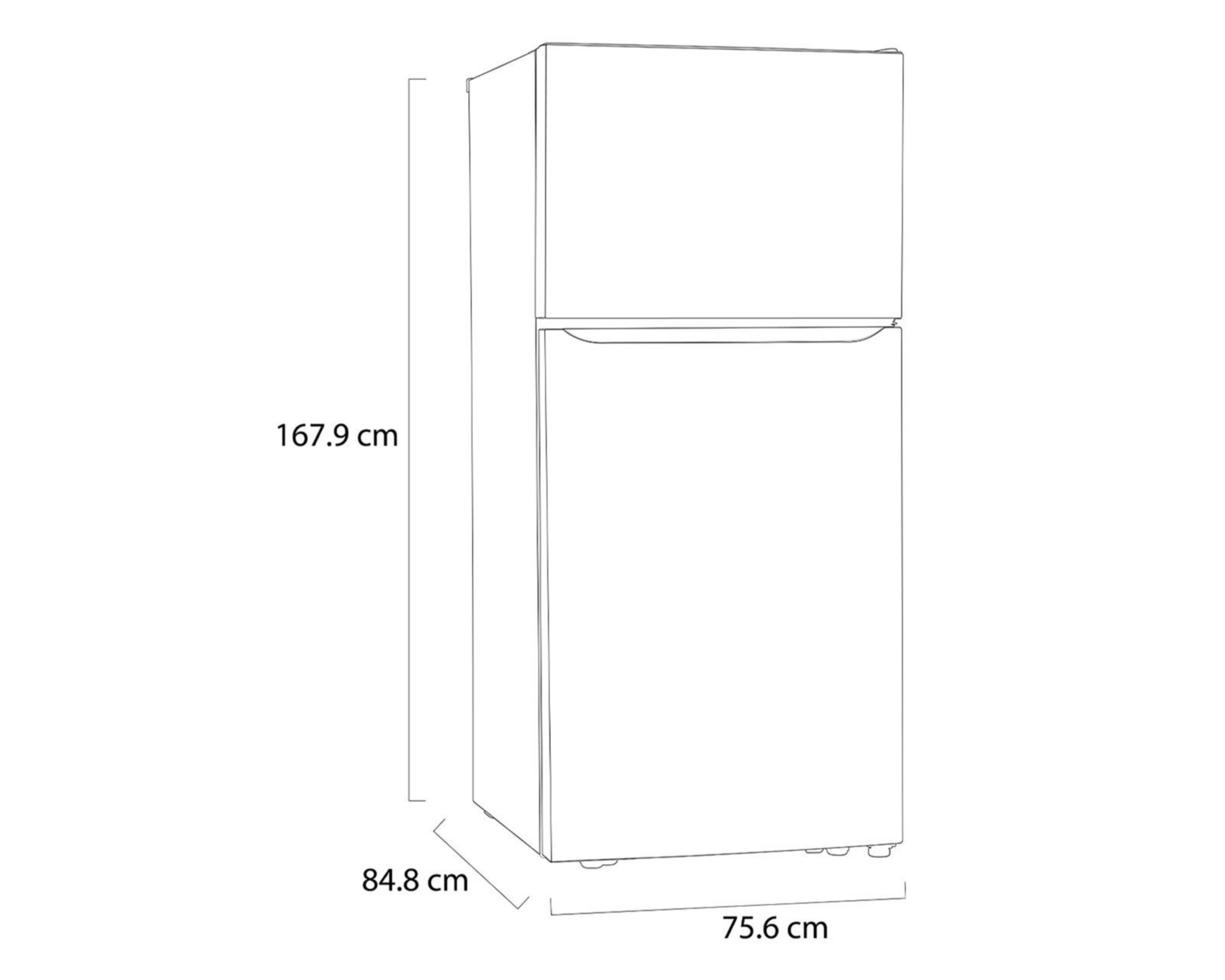 Foto 10 pulgar | Refrigerador LG Top Mount 20 Pies Negro LT57BT