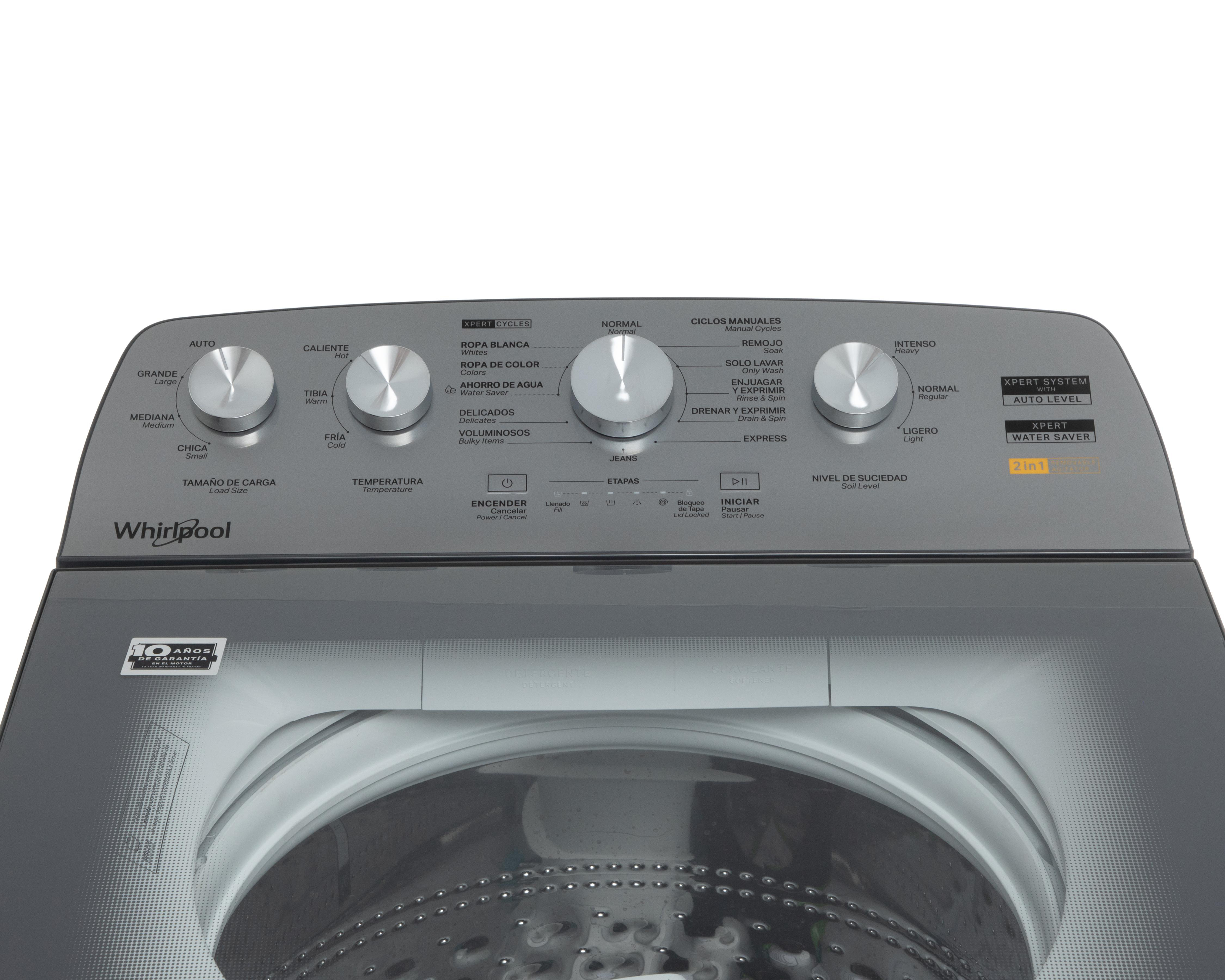 Foto 4 pulgar | Lavadora Whirlpool Automática 8MWTW2654WRM 26 kg Blanca