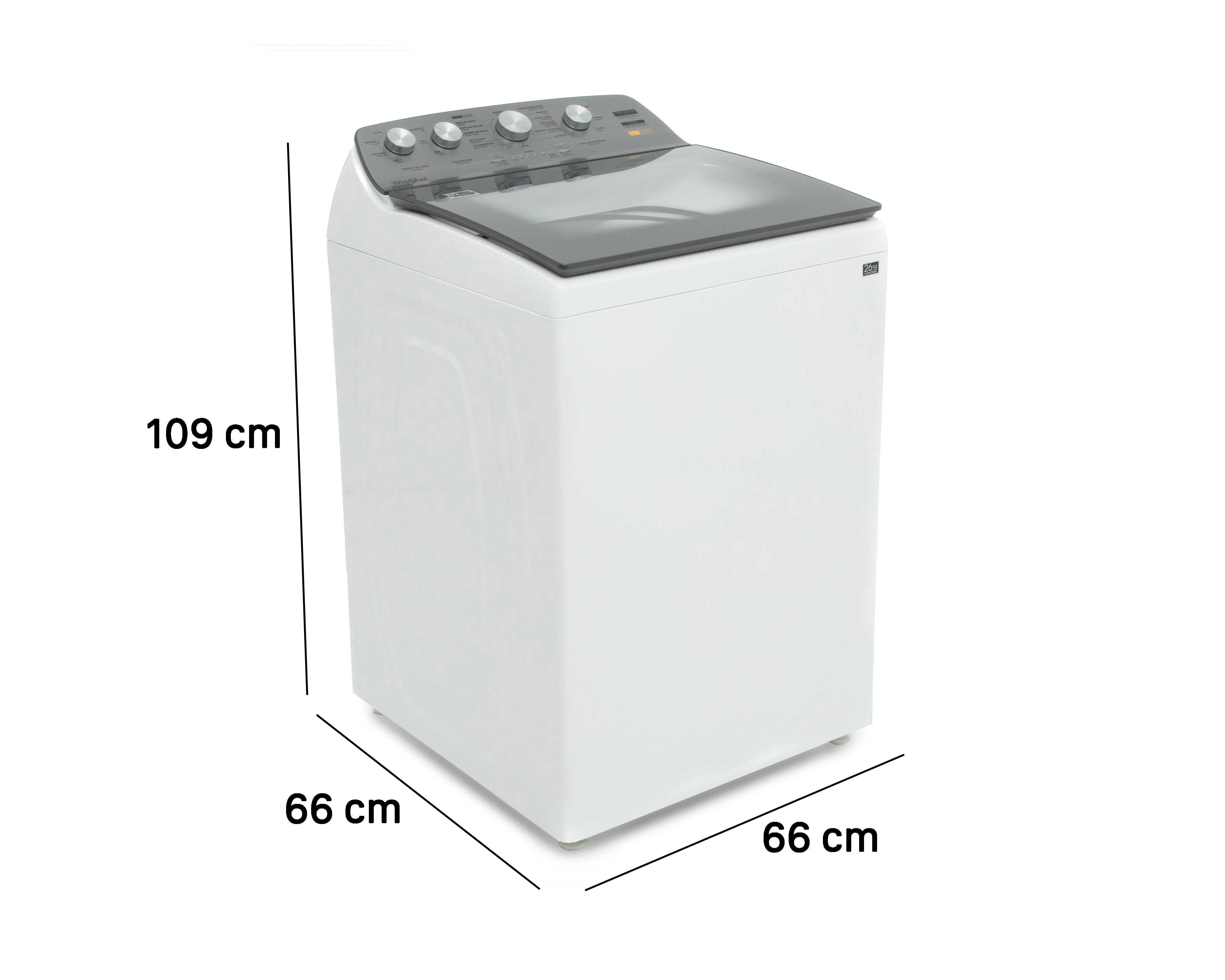 Foto 8 pulgar | Lavadora Whirlpool Automática 8MWTW2654WRM 26 kg Blanca