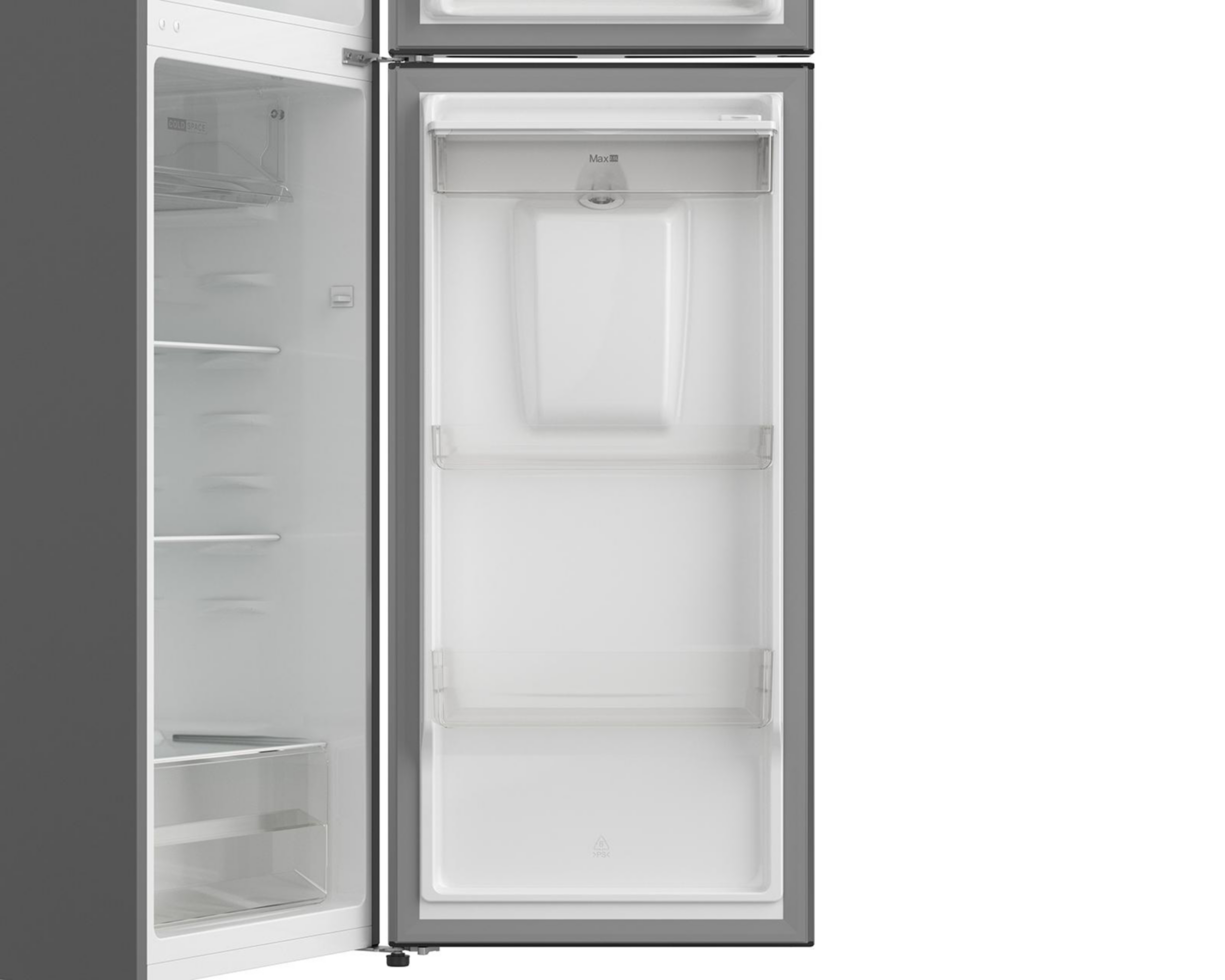 Foto 4 pulgar | Refrigerador Whirlpool Top Mount 9 Pies Silver WT32409D 9P