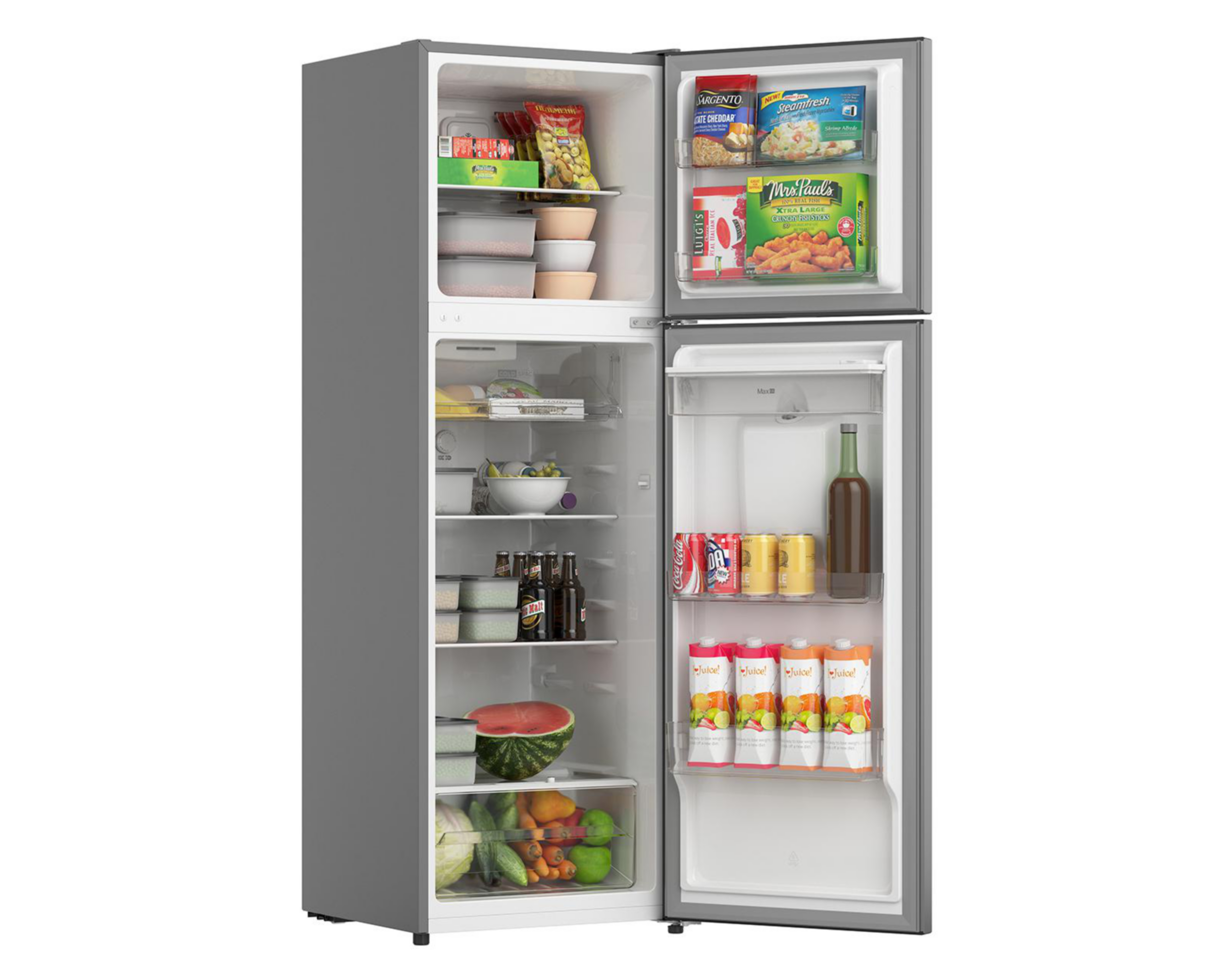 Foto 5 pulgar | Refrigerador Whirlpool Top Mount 9 Pies Silver WT32409D 9P