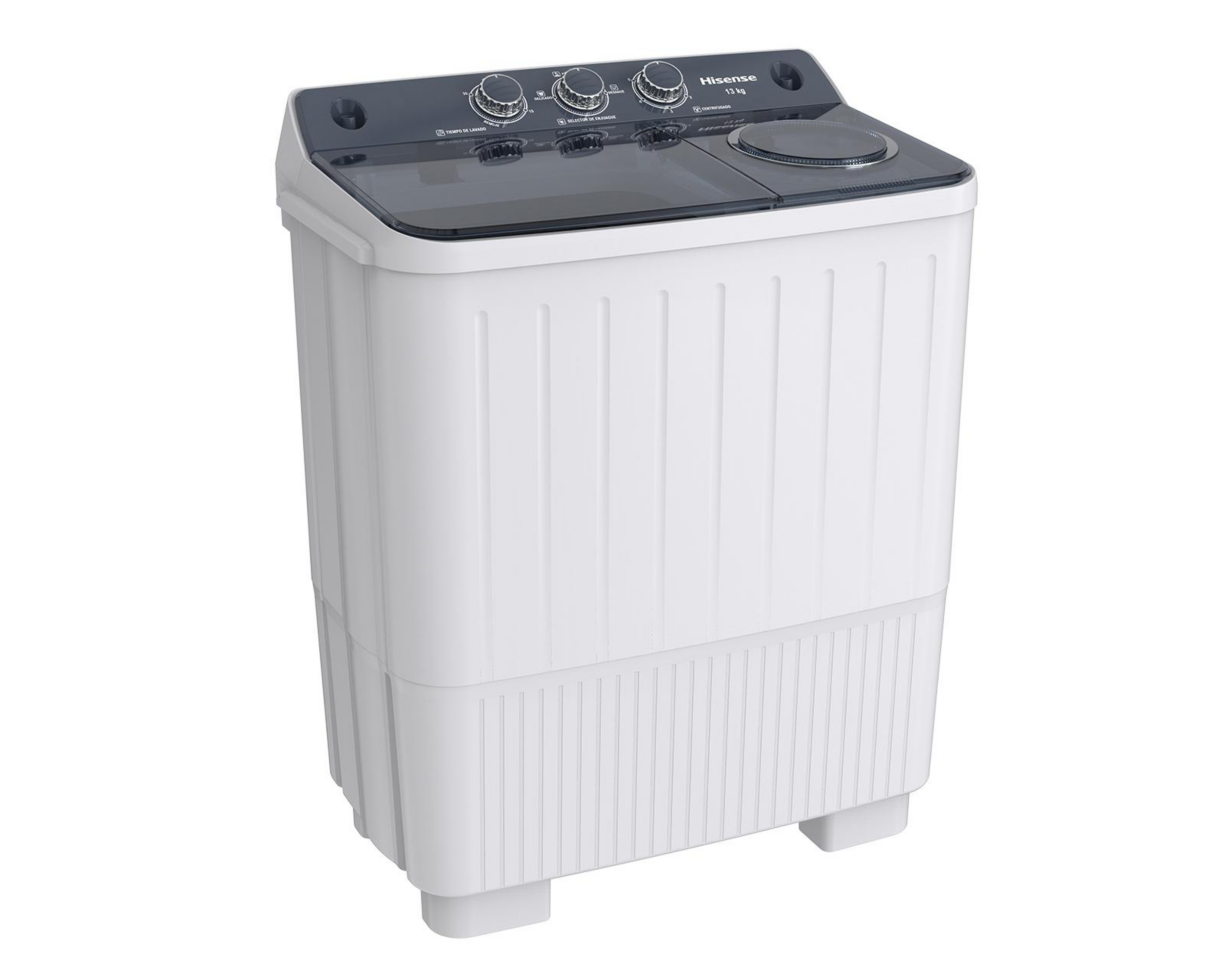 Foto 3 pulgar | Lavadora Hisense Semiautomática WSA1304P 13 kg Blanca
